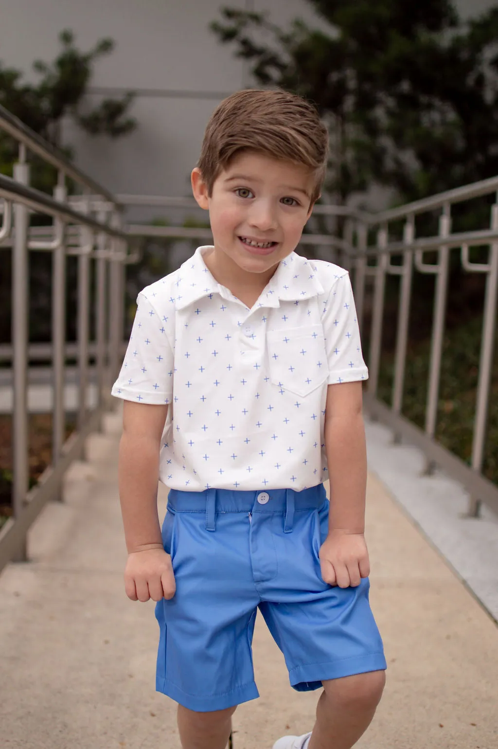 Men's Golf Shorts - French Blue