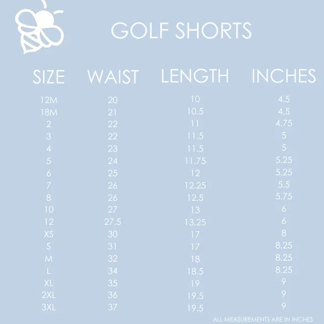 Men's Golf Shorts - French Blue