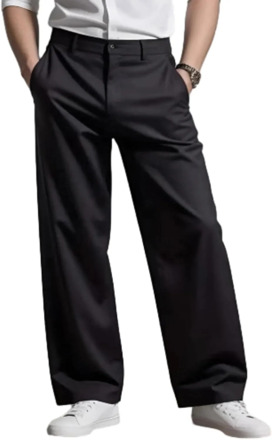 MIDOO Cargo Pants for Men Slim Fit Casual Drawstring Waist Joggers Lightweight Sweatpants Loose Fit Work Pants Trousers