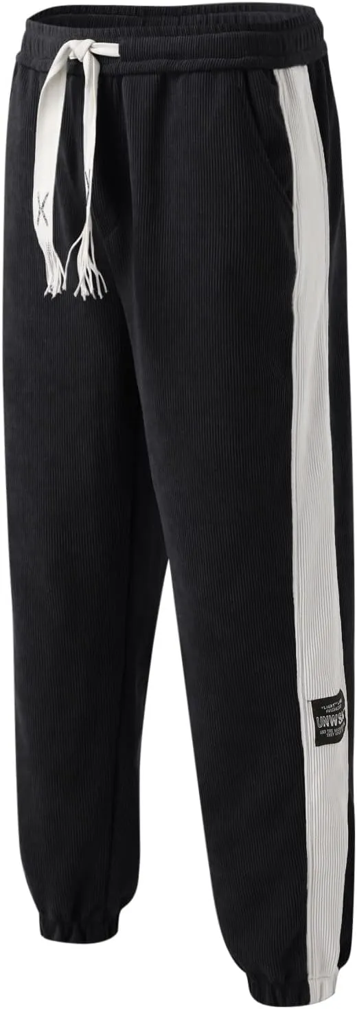 MIDOO Work Pants for Men Slim Fit Casual Athletic Tapered Sweatpants Jogger Loose Fit Active Workout Trousers