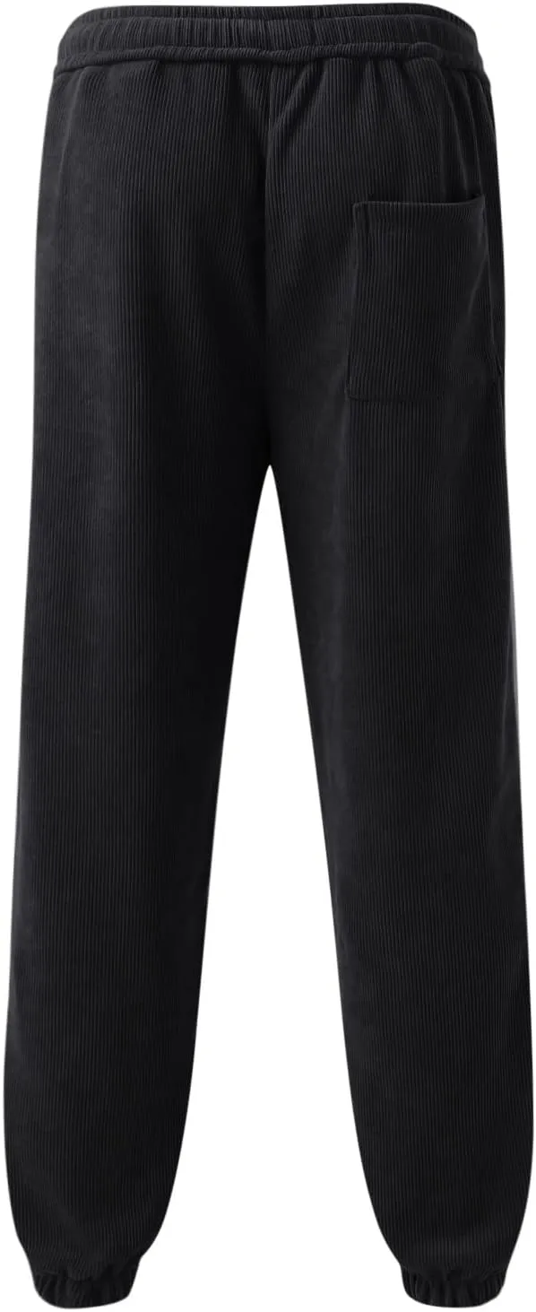 MIDOO Work Pants for Men Slim Fit Casual Athletic Tapered Sweatpants Jogger Loose Fit Active Workout Trousers