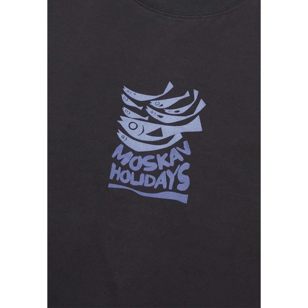 Moskav Anchovy Dark Grey Pocket Tee
