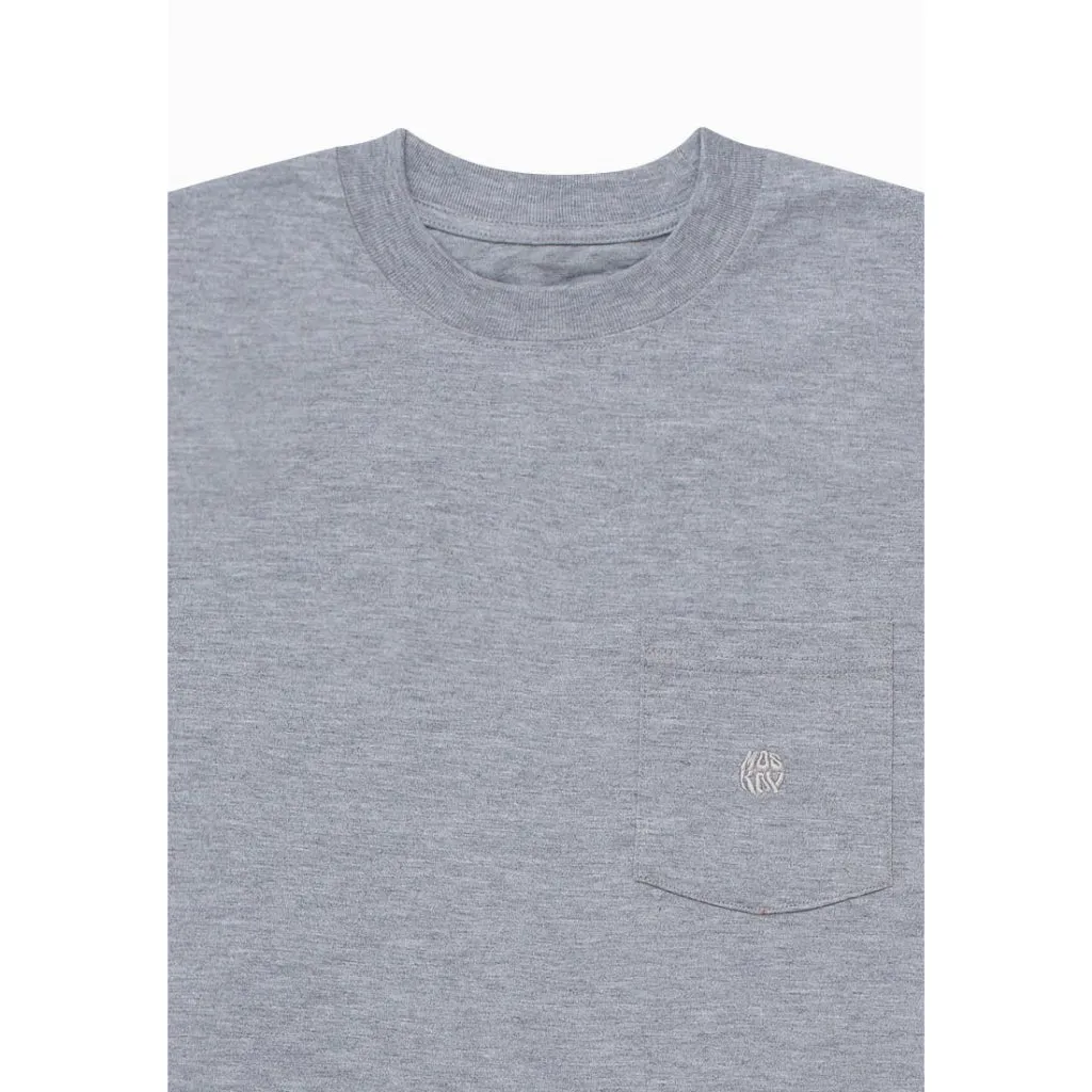 Moskav Round Logo Misty Pocket Tee