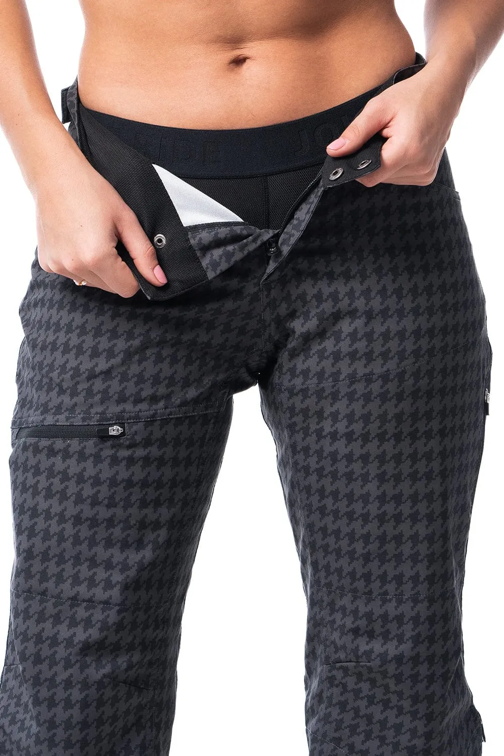 mtb 3/4 shorts - adjustable waist & shock-absorbent padding short included