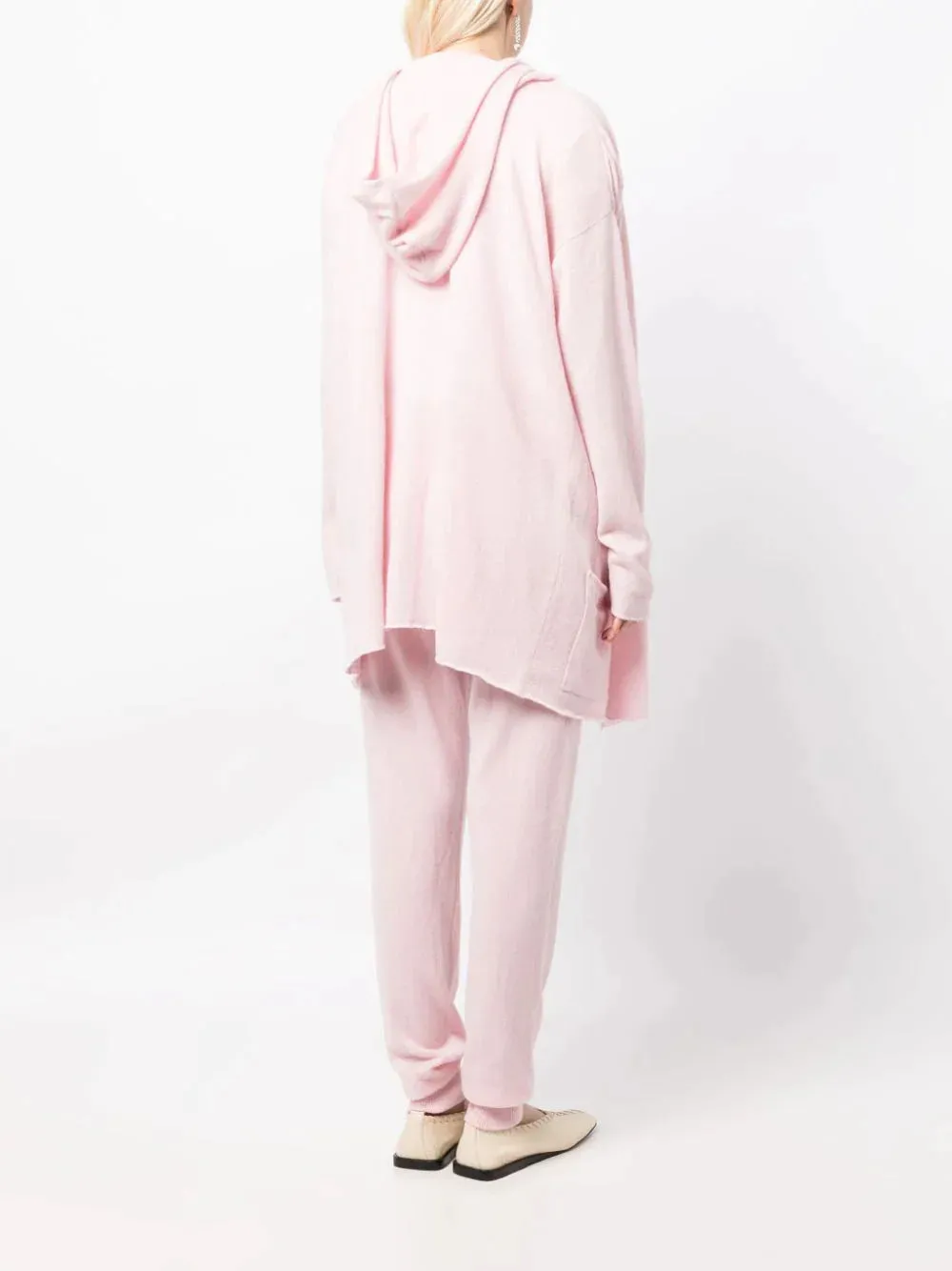 Napoli Lightweight Cashmere Cardigan - Tea Rose