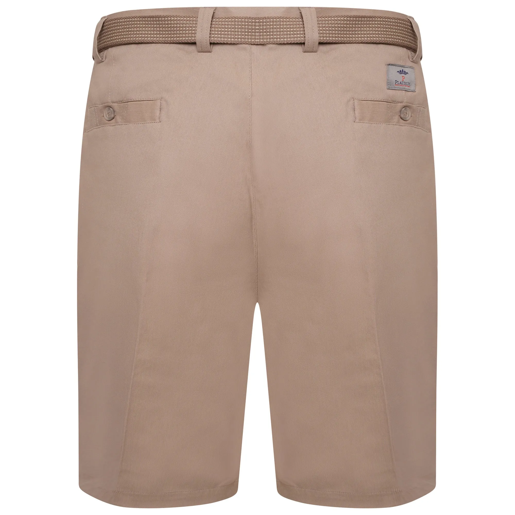 Platinum Stretch Belted Chino Shorts
