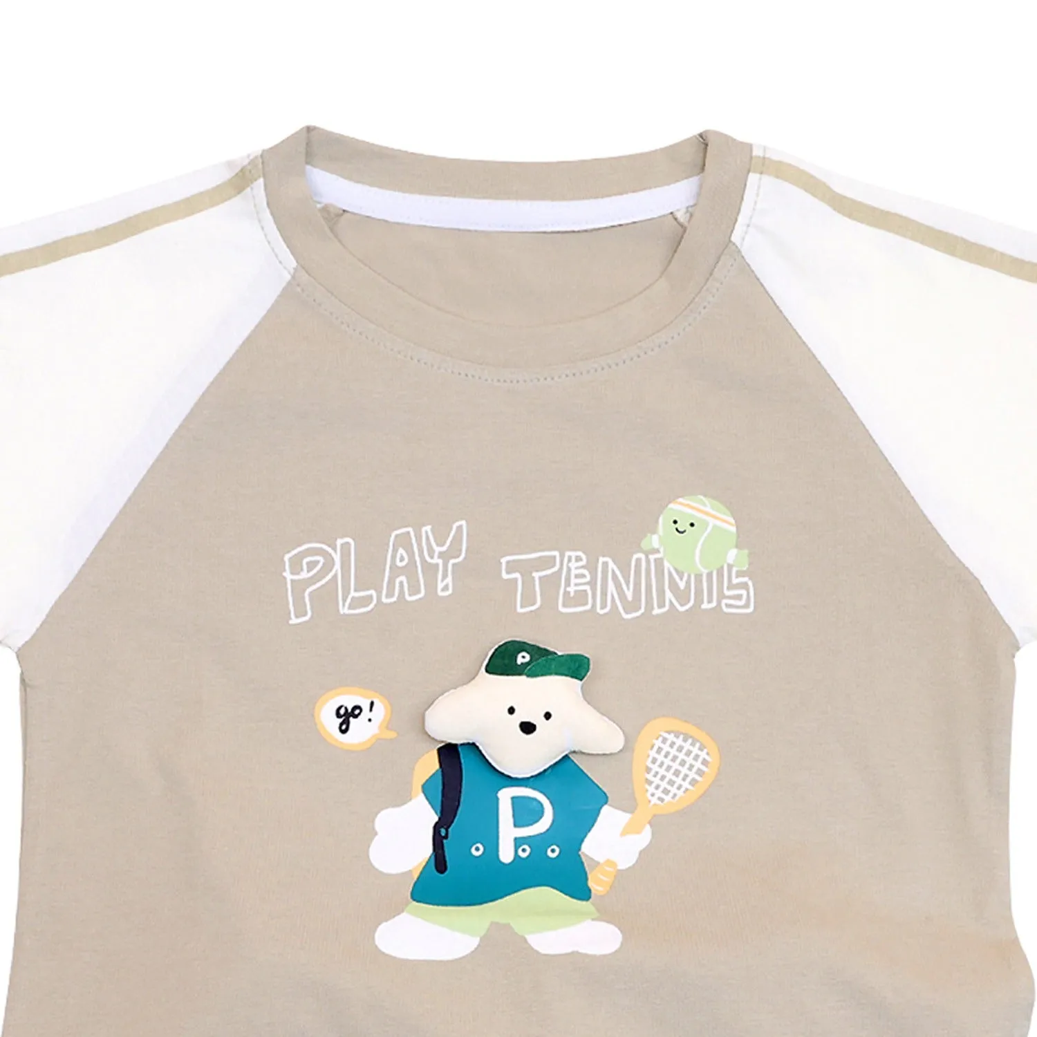Play Tennis Half Sleeves Shorts Set