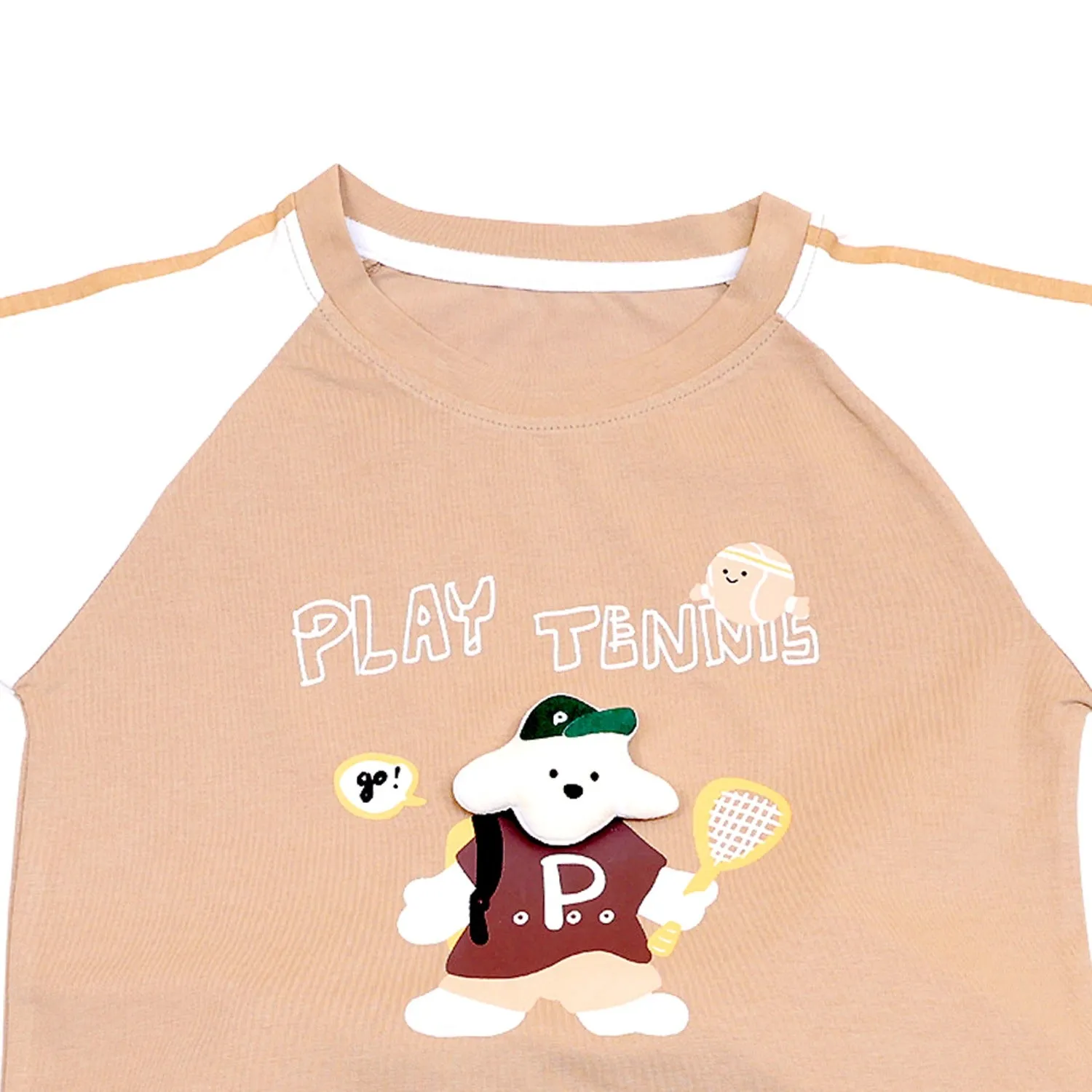 Play Tennis Half Sleeves Shorts Set