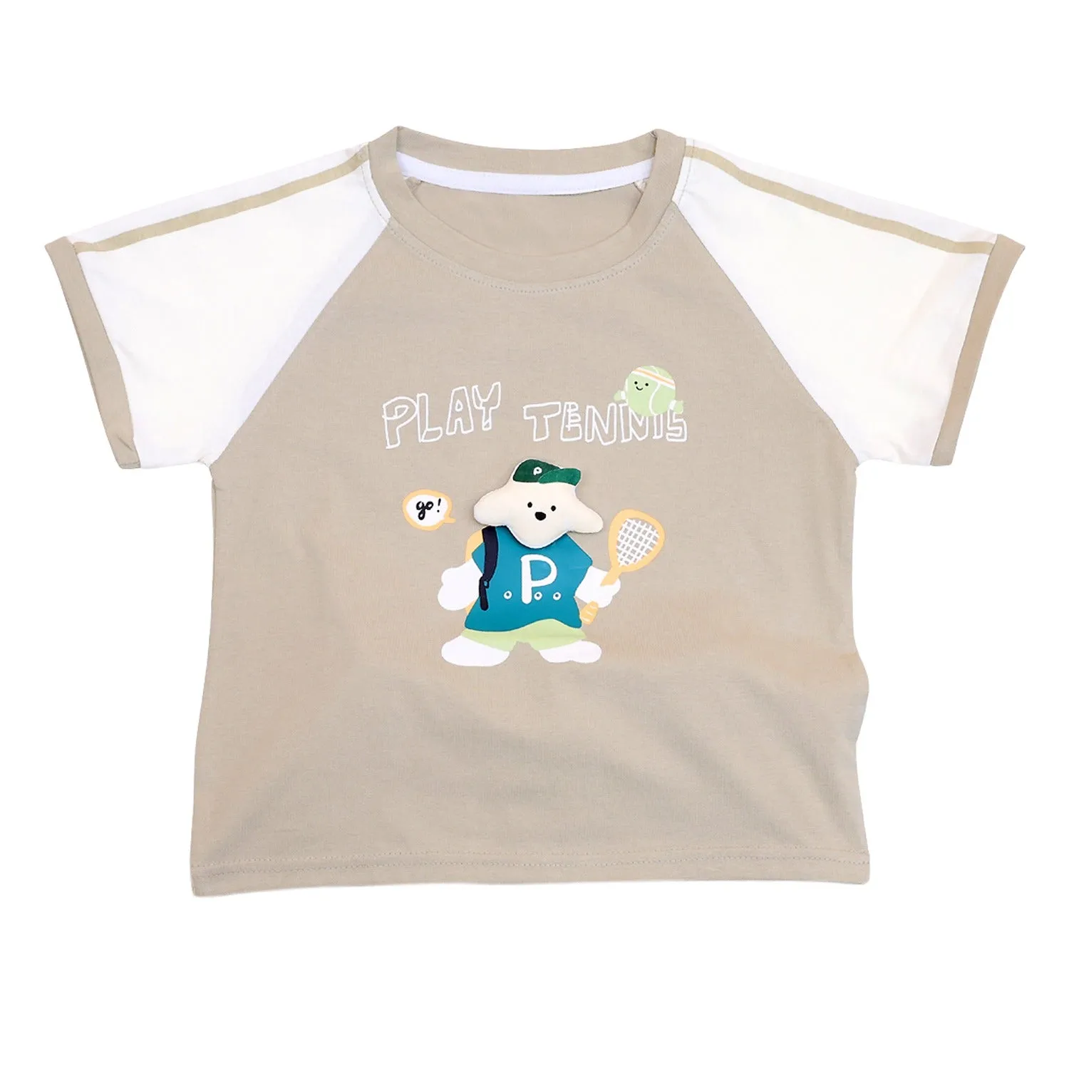 Play Tennis Half Sleeves Shorts Set