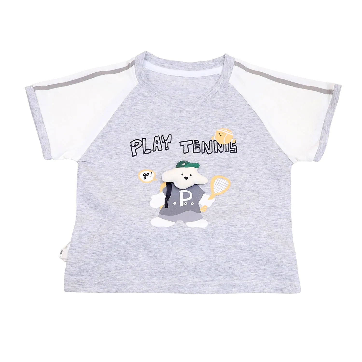 Play Tennis Half Sleeves Shorts Set
