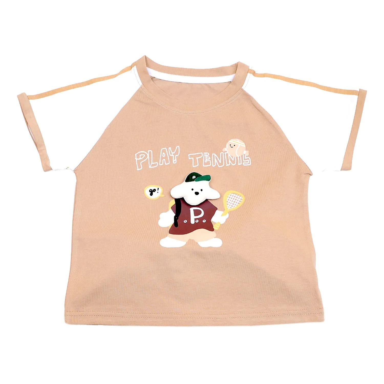 Play Tennis Half Sleeves Shorts Set