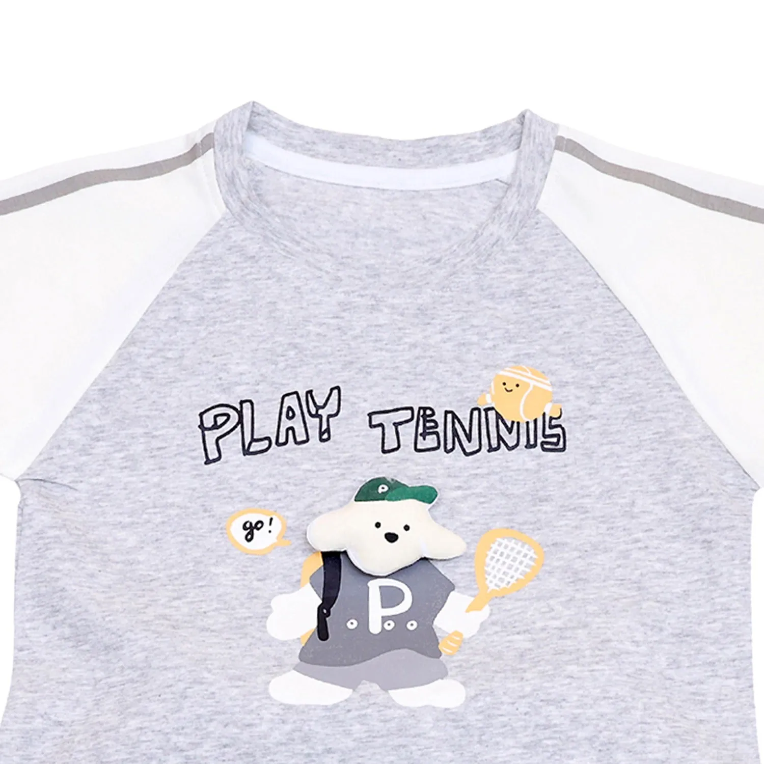 Play Tennis Half Sleeves Shorts Set