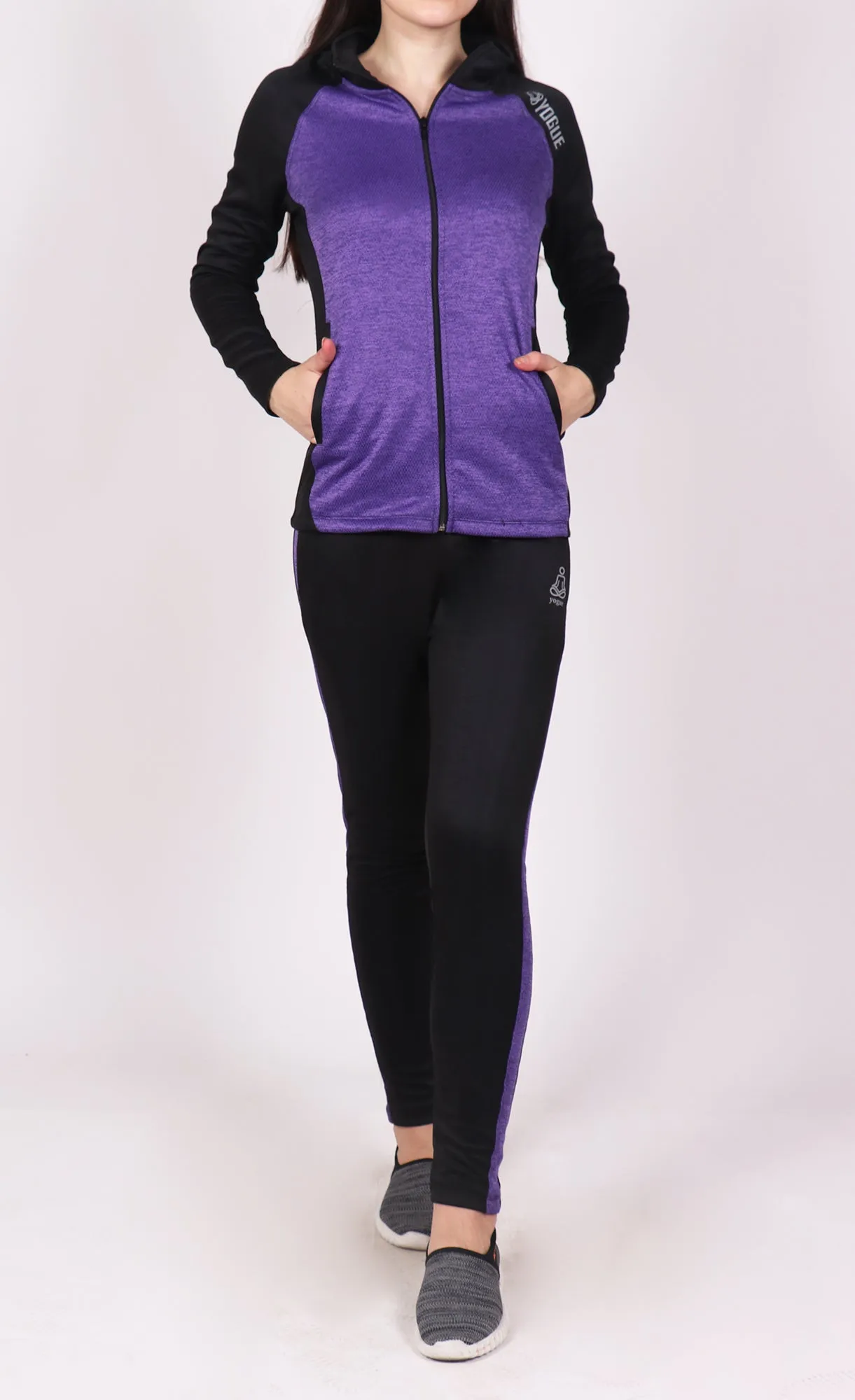 Purple and Black Tracksuit