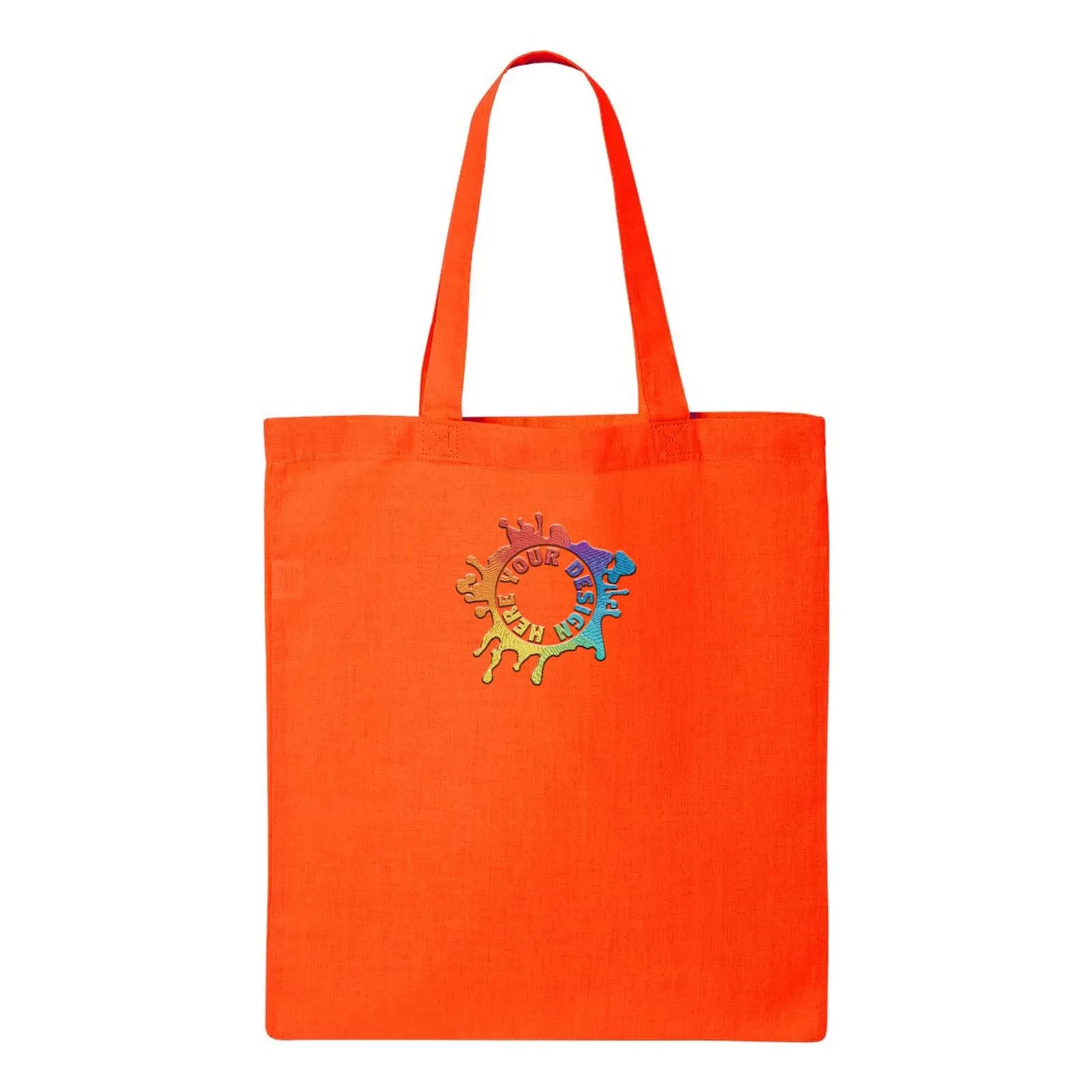 Q-Tees Economical Tote Embroidery