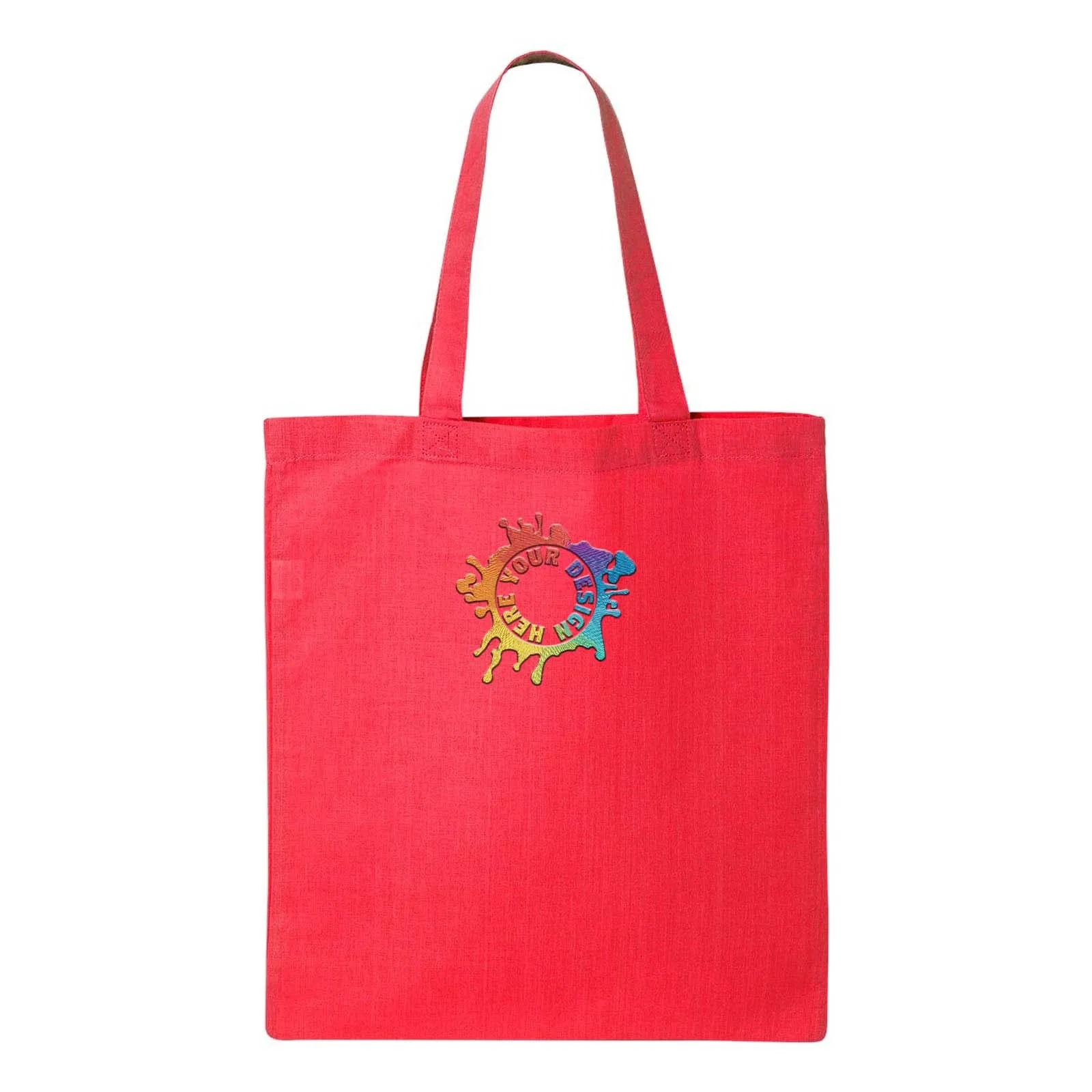 Q-Tees Economical Tote Embroidery