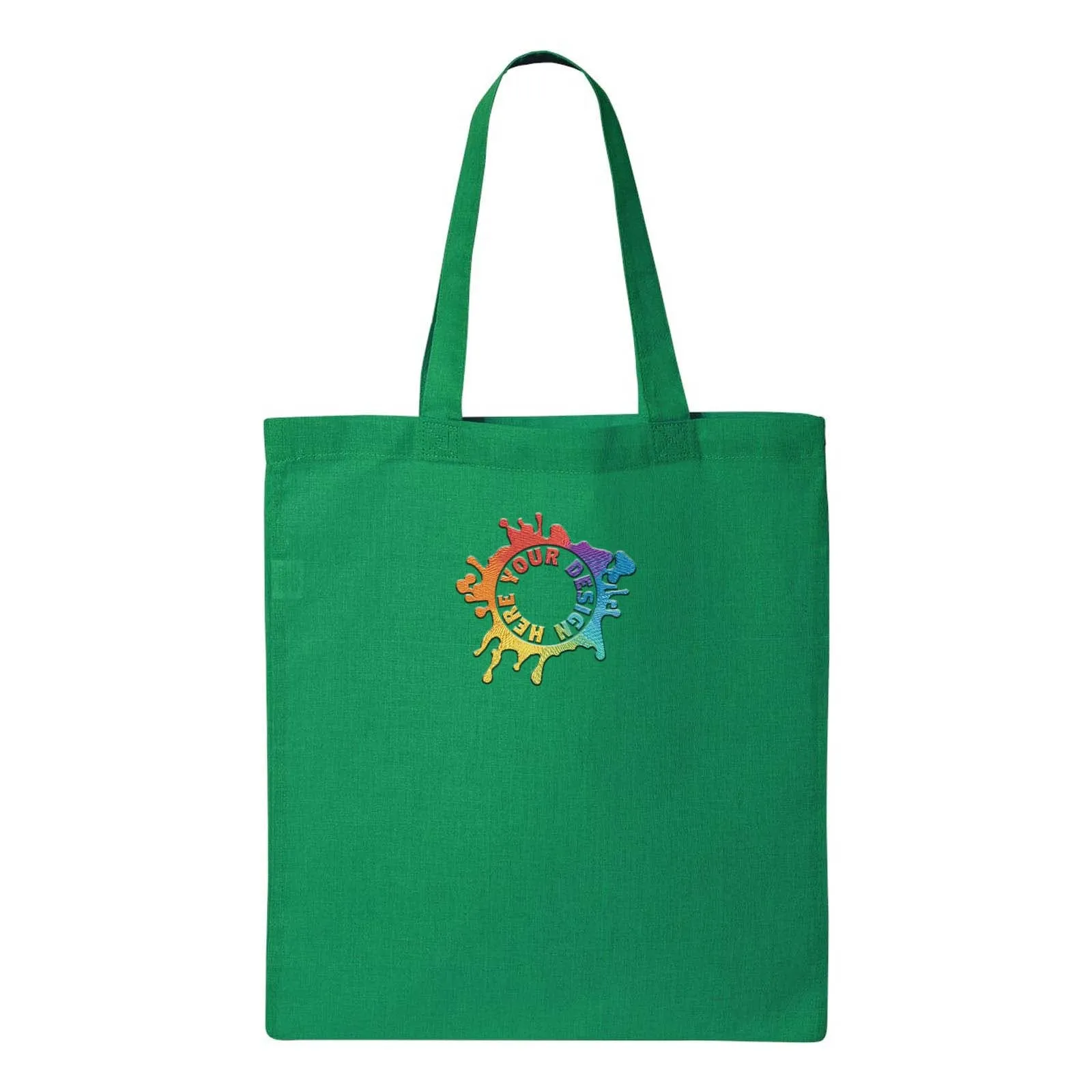 Q-Tees Economical Tote Embroidery
