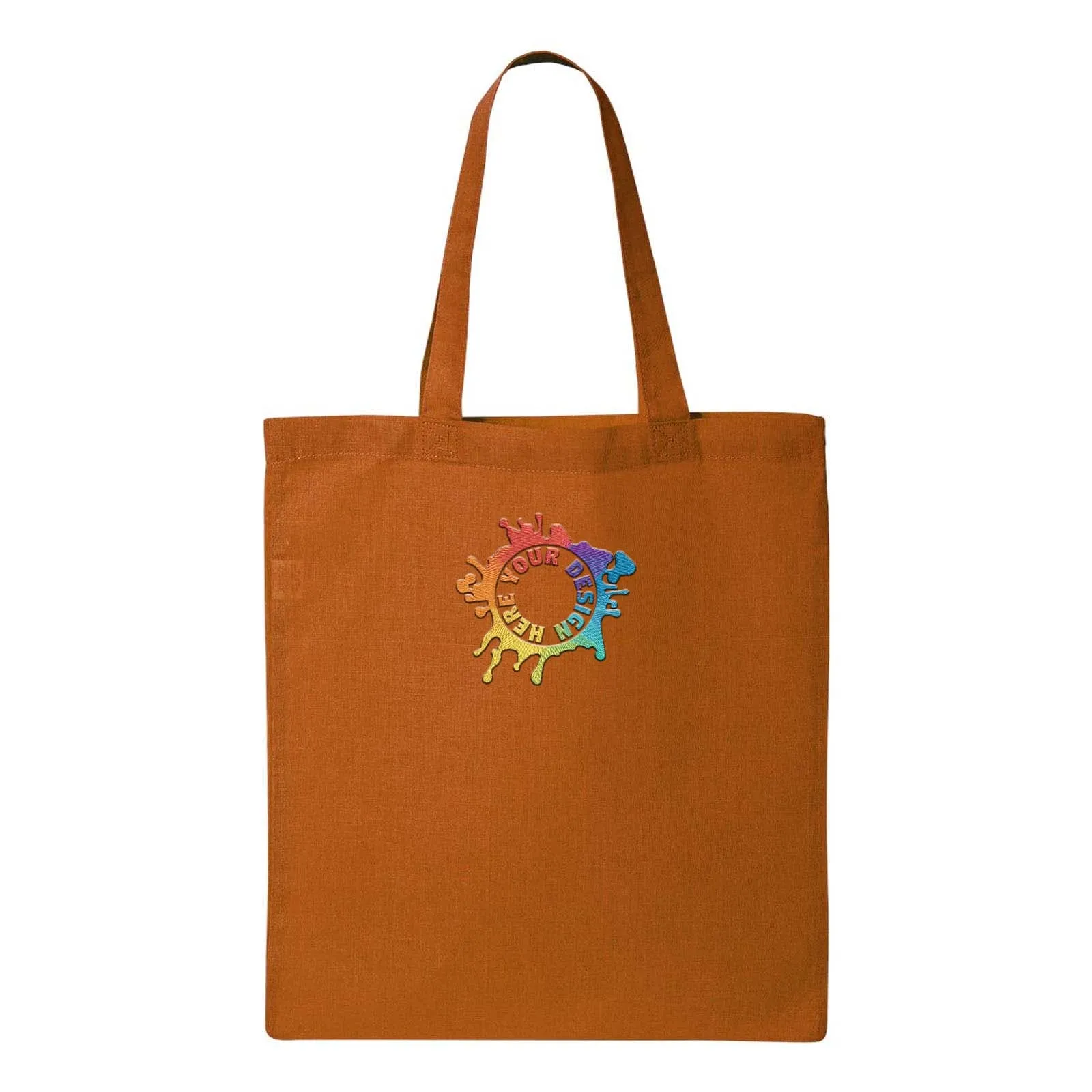 Q-Tees Economical Tote Embroidery