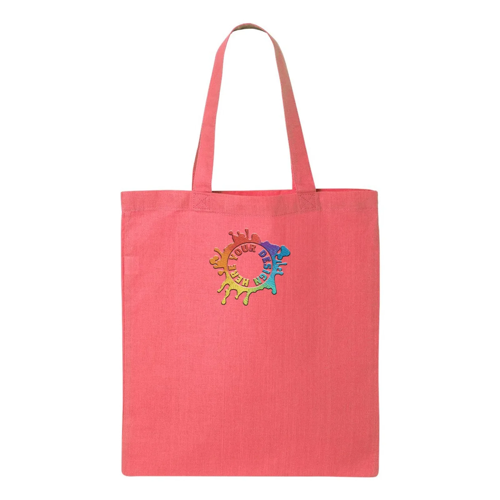 Q-Tees Economical Tote Embroidery