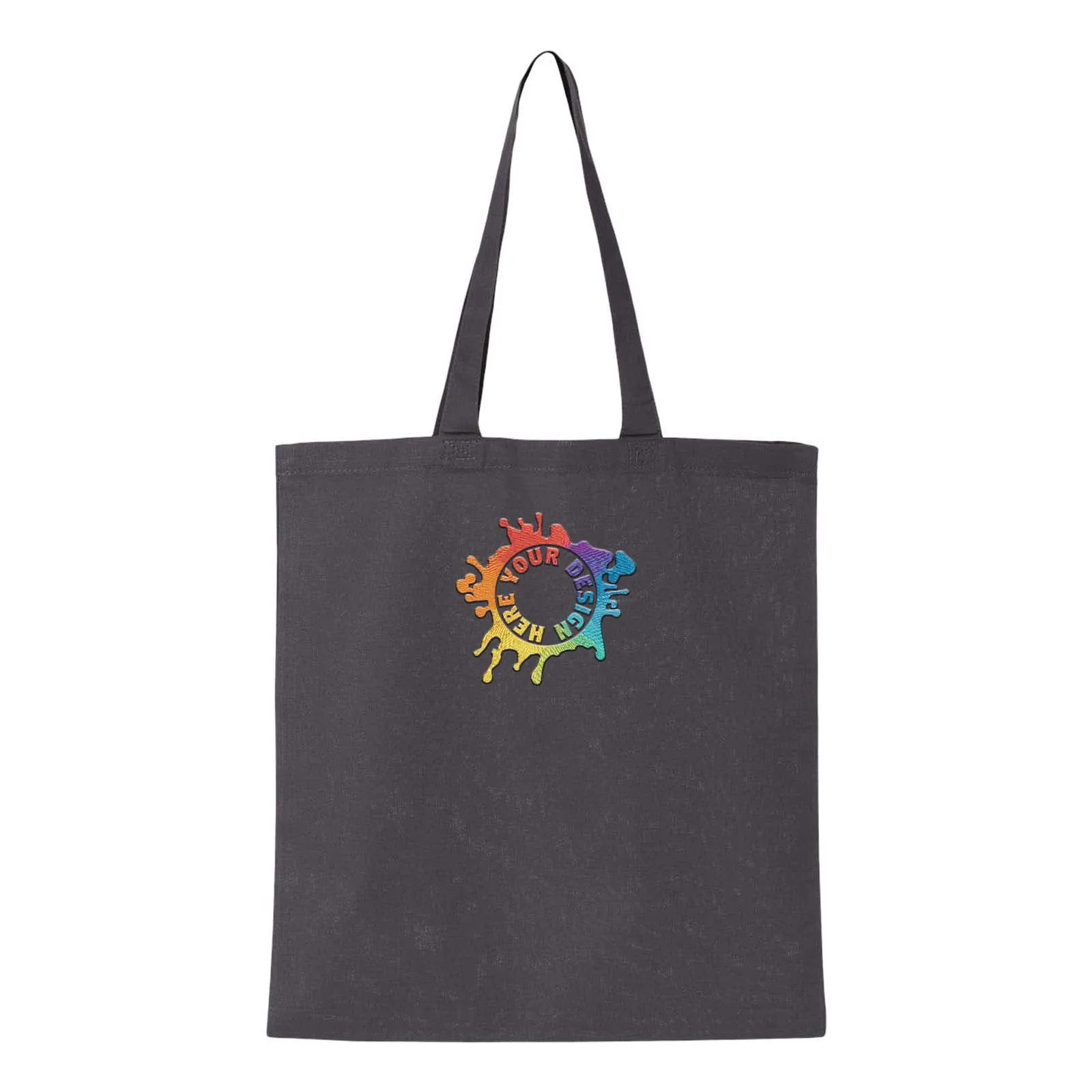 Q-Tees Economical Tote Embroidery
