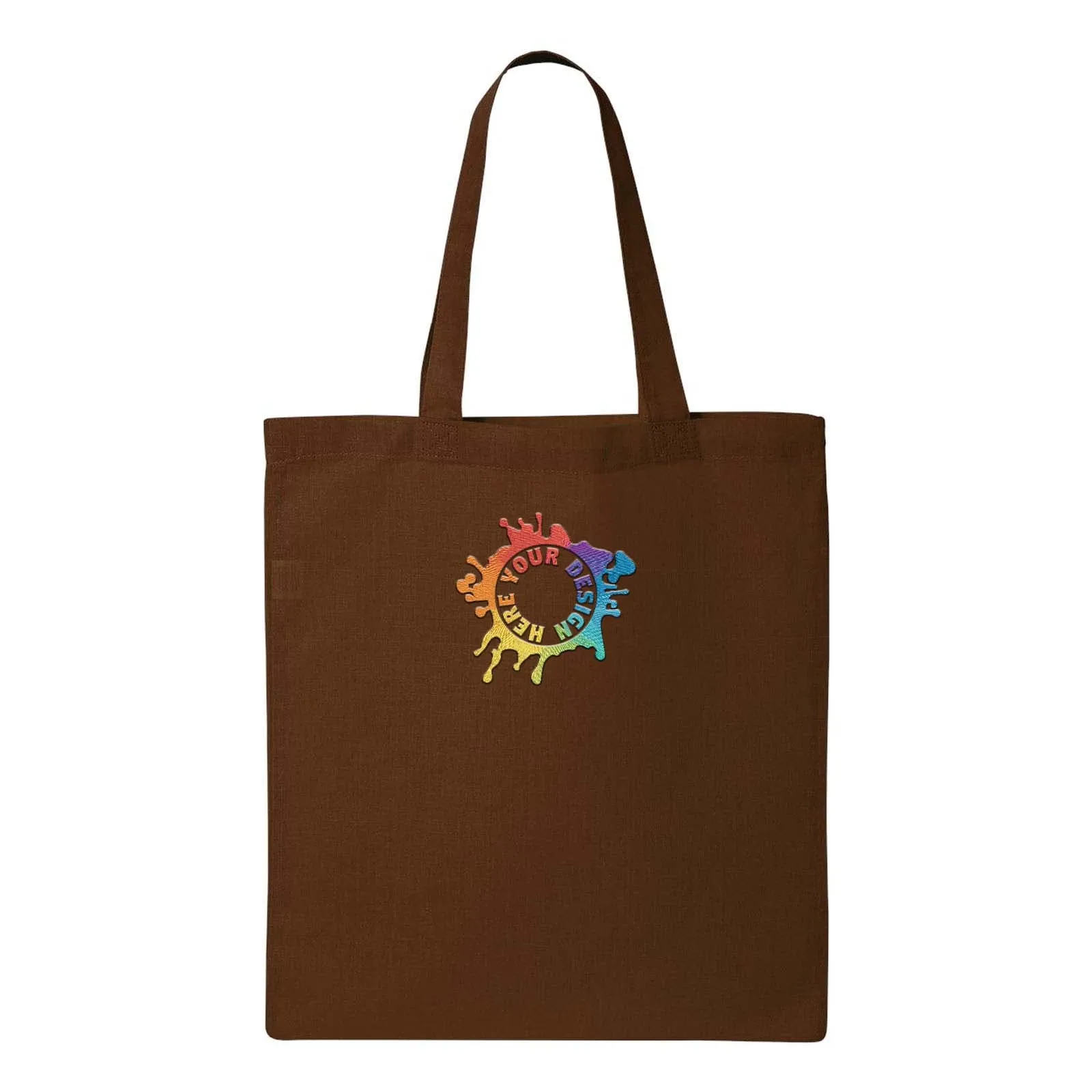 Q-Tees Economical Tote Embroidery