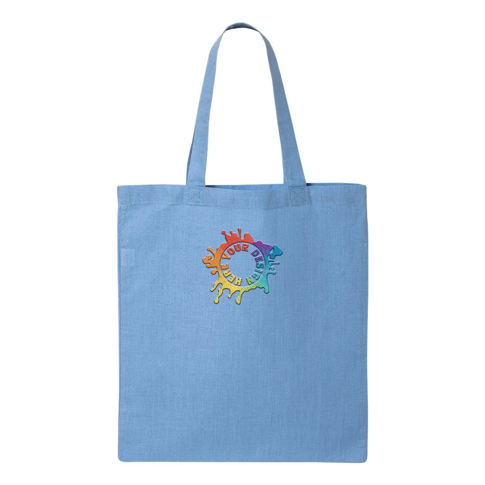 Q-Tees Economical Tote Embroidery