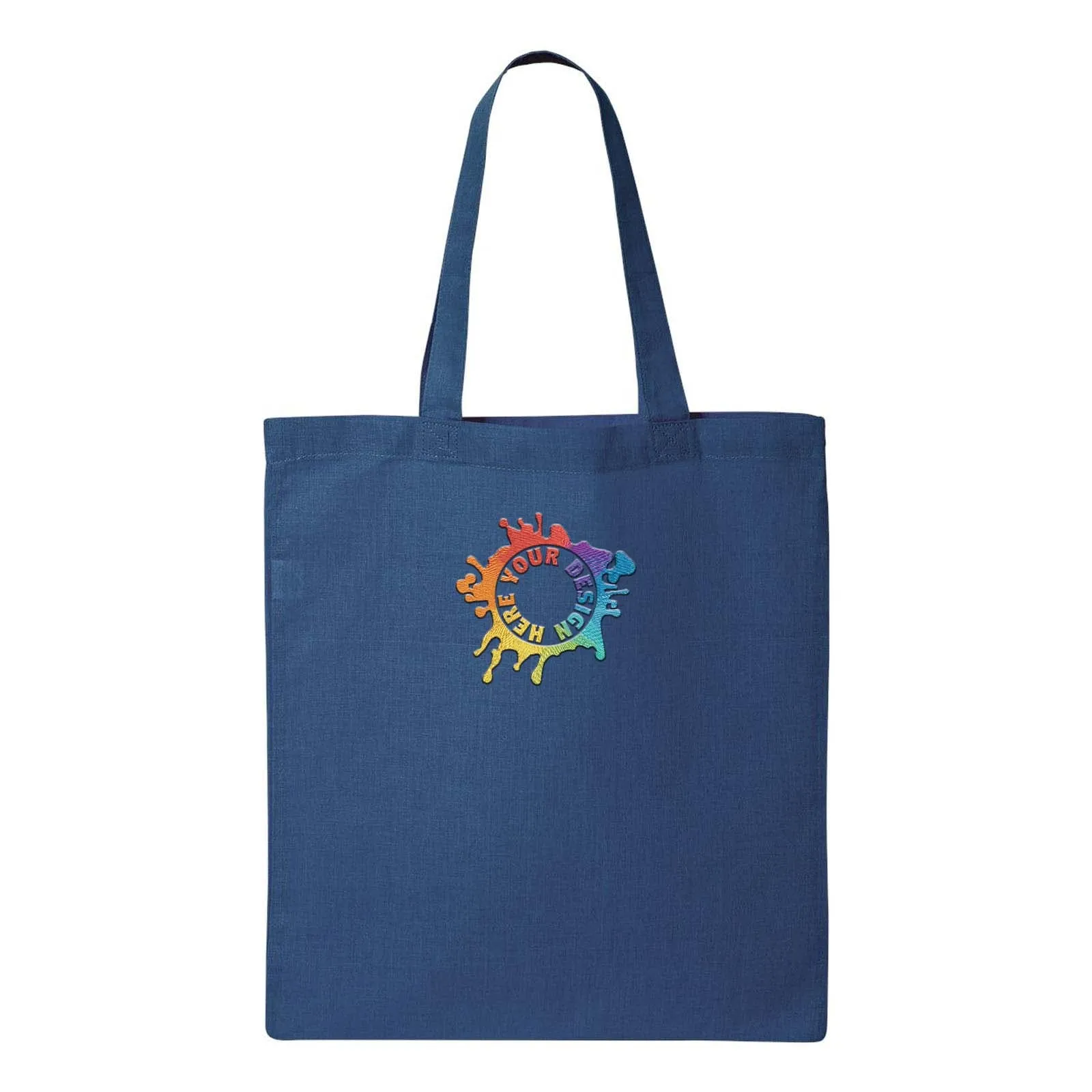 Q-Tees Economical Tote Embroidery