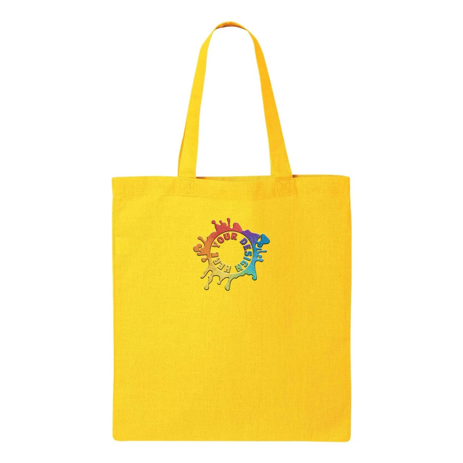 Q-Tees Economical Tote Embroidery