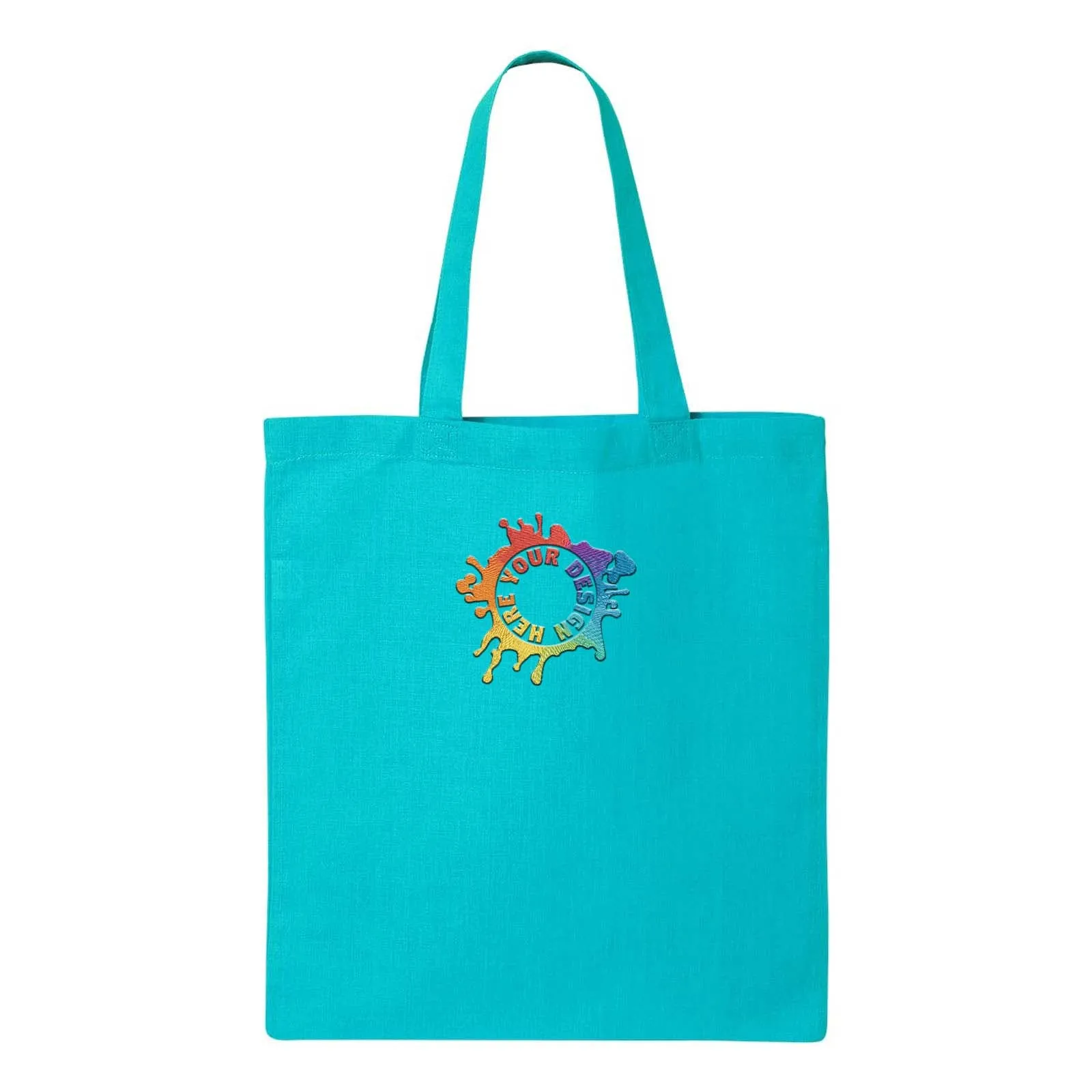 Q-Tees Economical Tote Embroidery