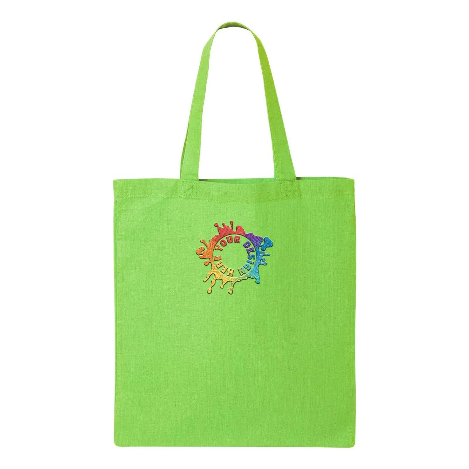 Q-Tees Economical Tote Embroidery