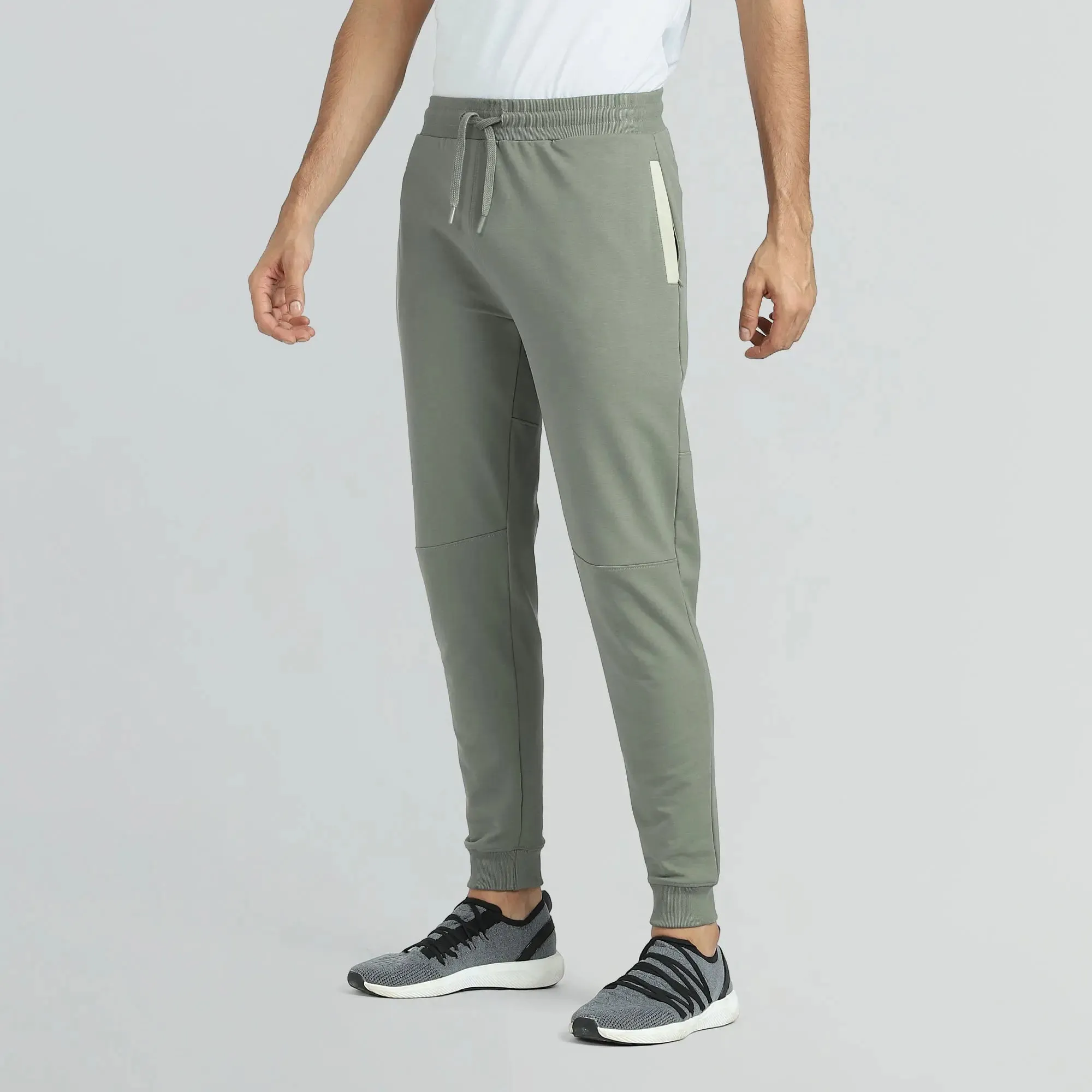 Quest French Terry Cotton-Blend Joggers Butter White