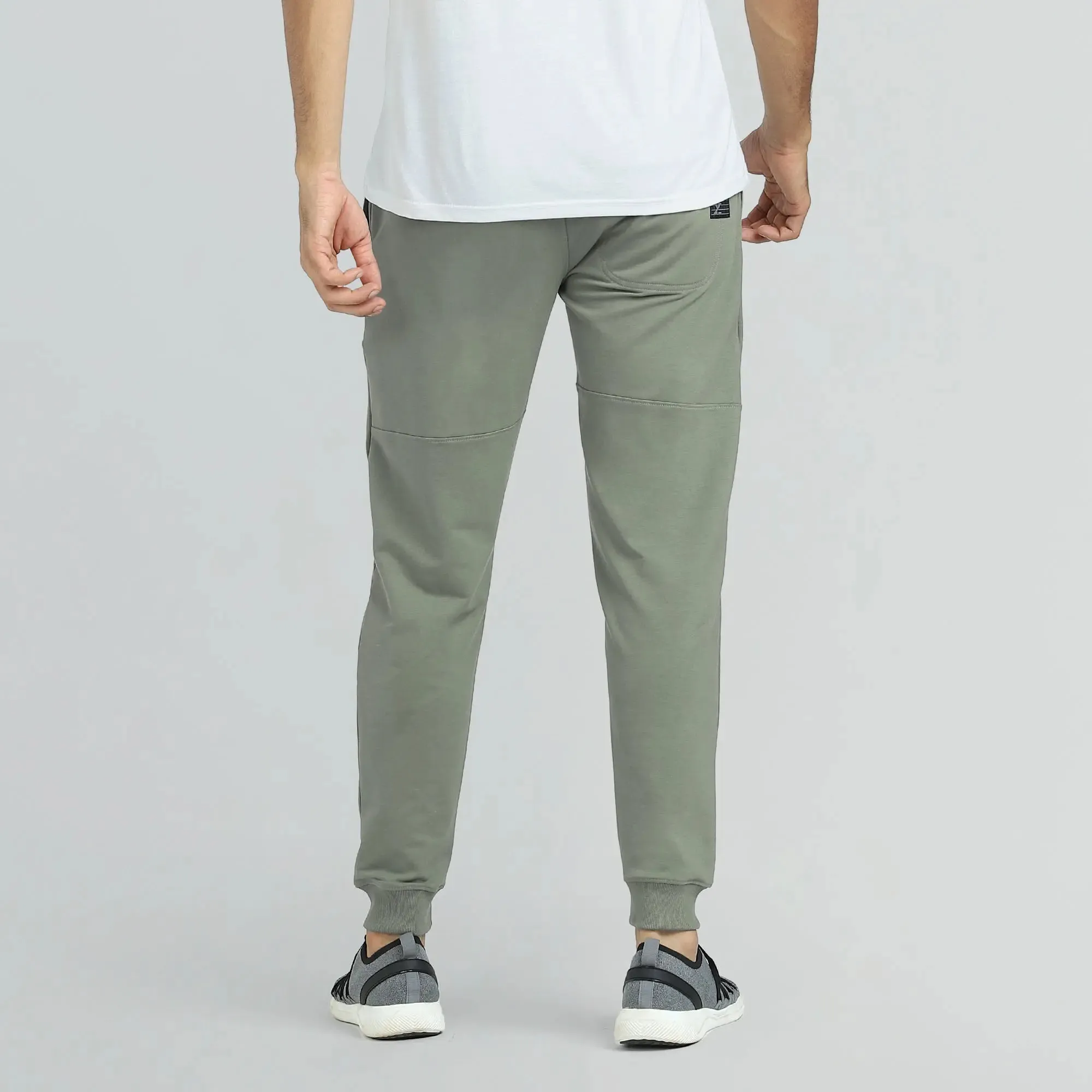 Quest French Terry Cotton-Blend Joggers Butter White