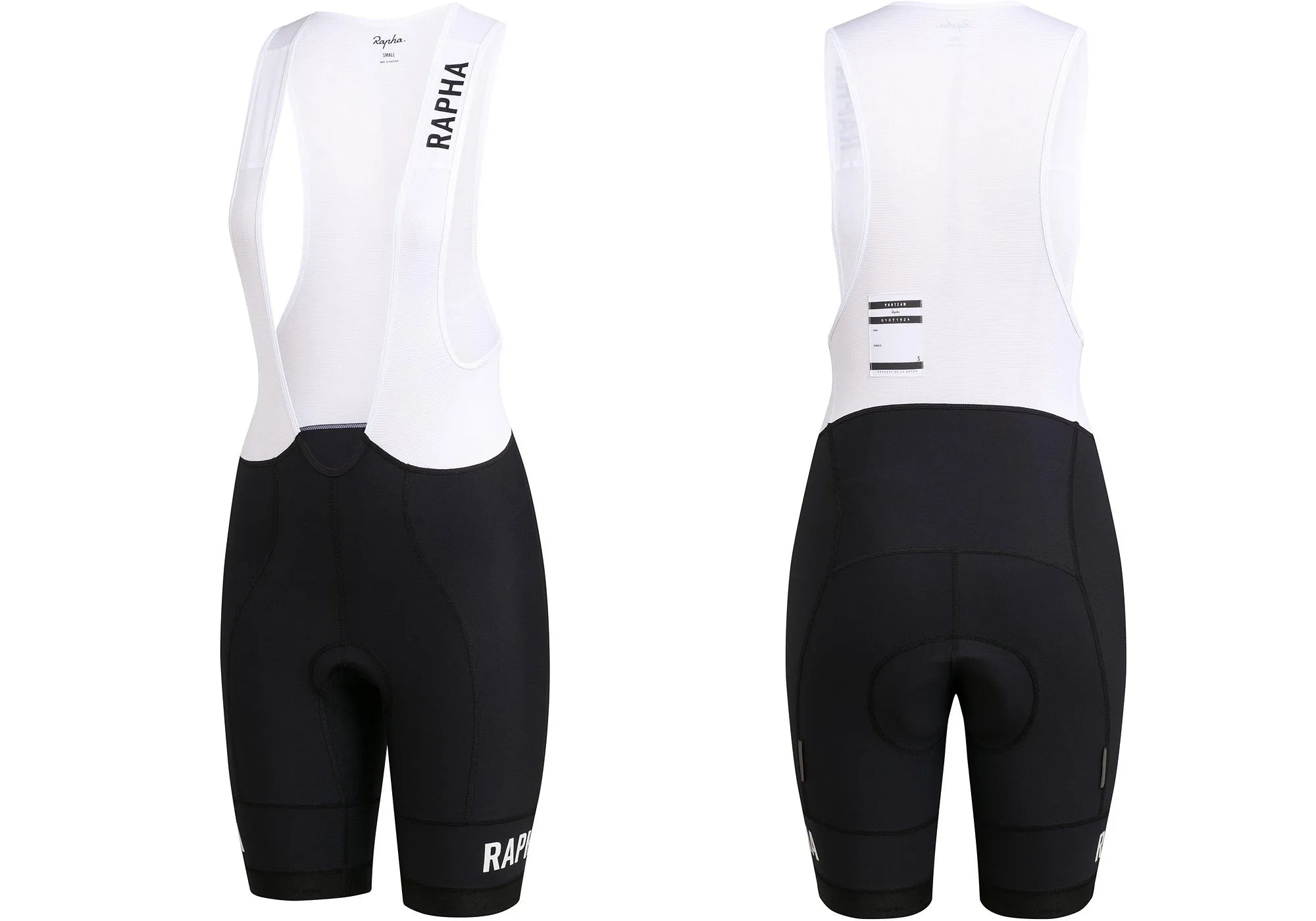 Rapha Women’s Pro Team Training Bib Shorts, Black/White