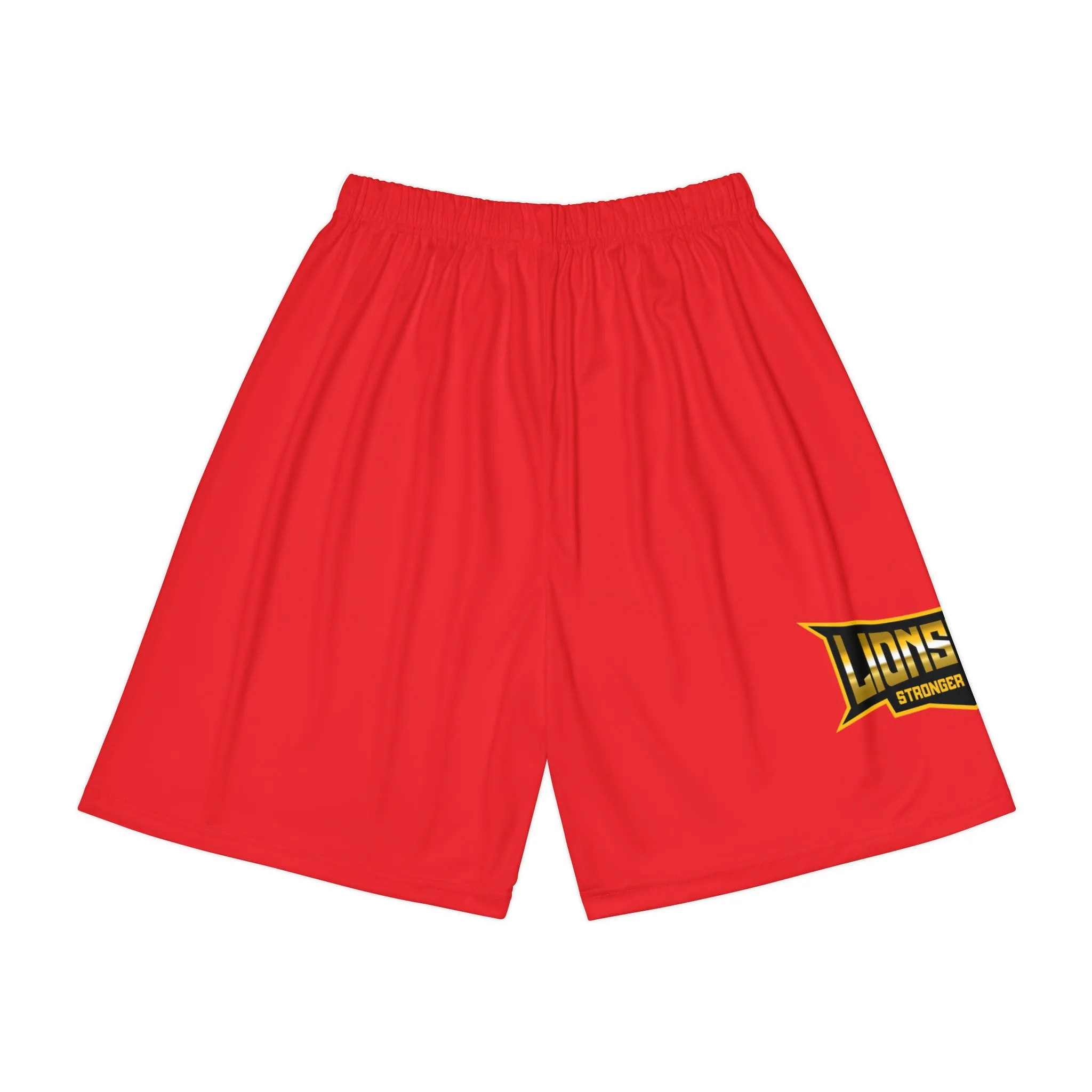 Red Mens Sports Shorts