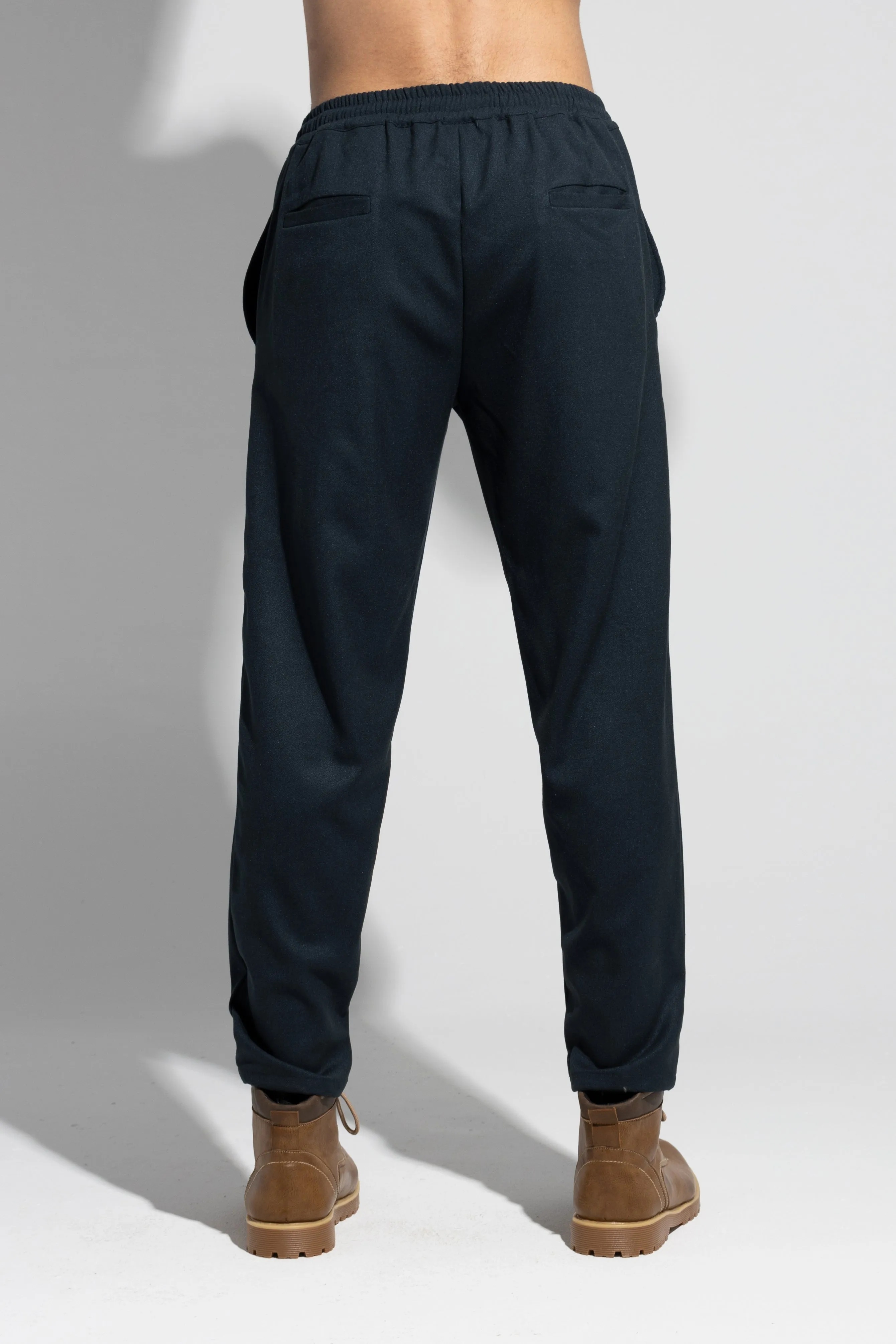 REGULAR-FIT WOOL JOGGERS