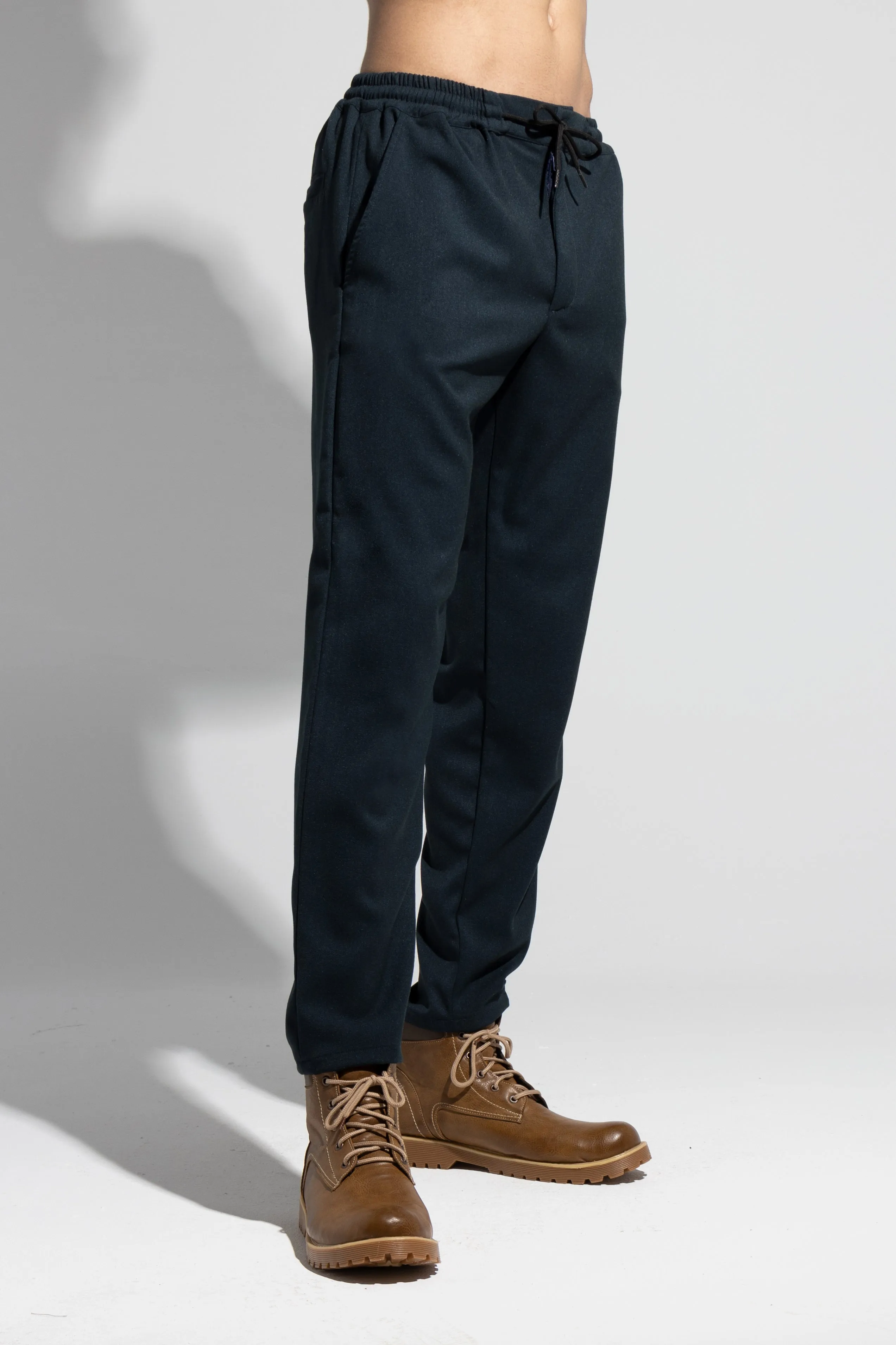 REGULAR-FIT WOOL JOGGERS