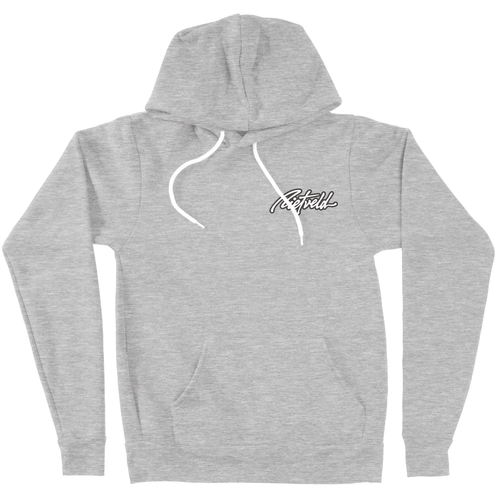 Rietveld Mens Dragon Anchor Hoodie - Grey