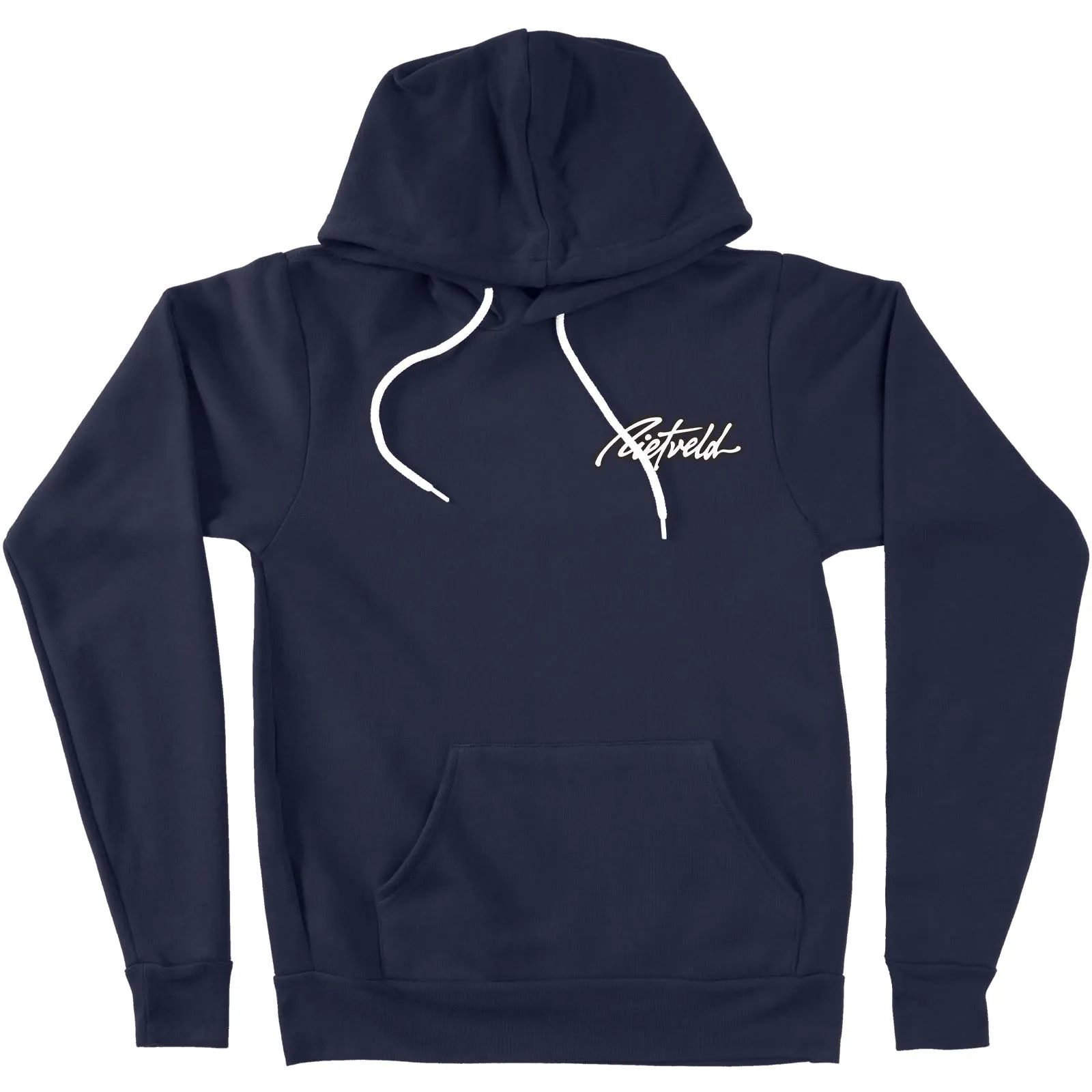 Rietveld Mens Surf Skull Hoodie - Black