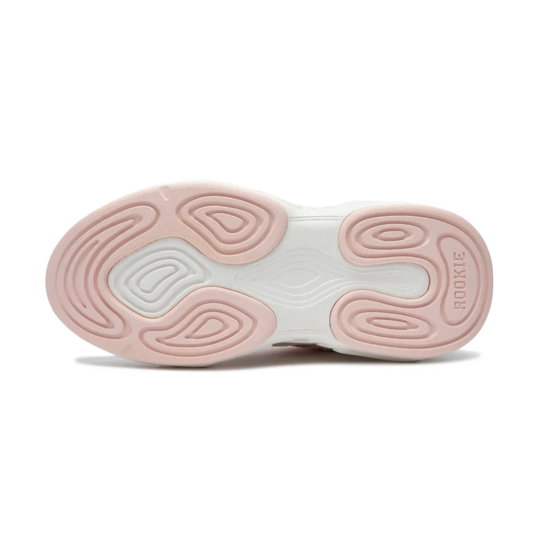 Rookie Chunky Sneaker Pink/White (Little Kids)