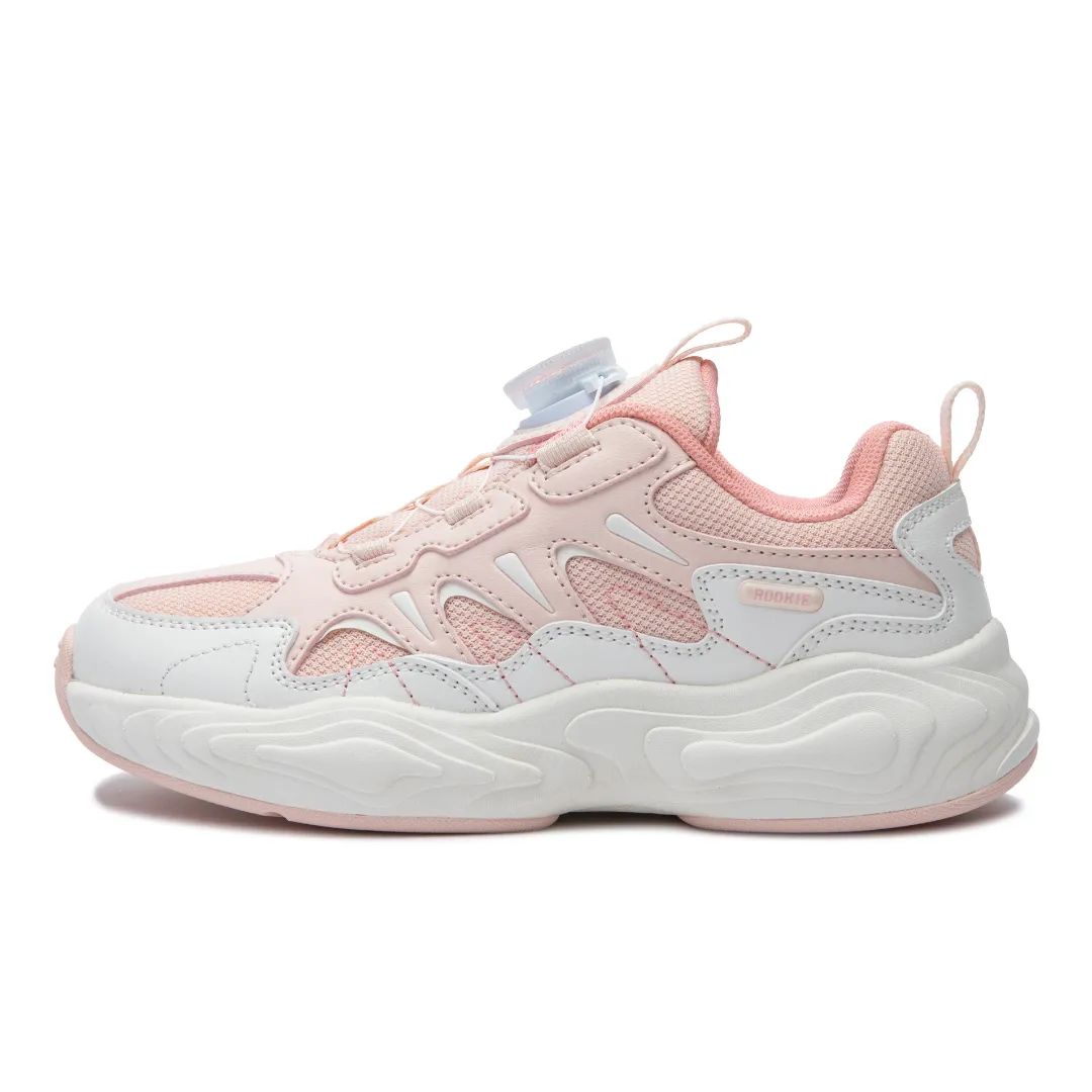Rookie Chunky Sneaker Pink/White (Little Kids)
