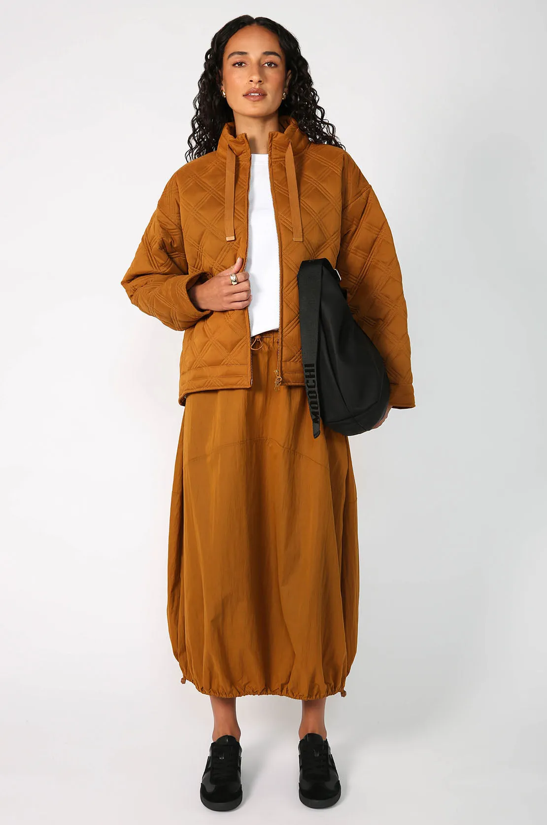 score jacket / dark cumin