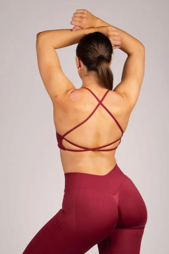 SERENITY CONTOUR BRA - WINE