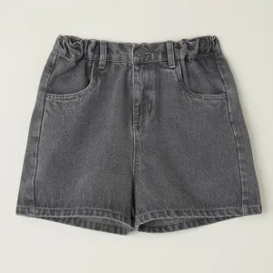 Shorts Cut Off Washed Black