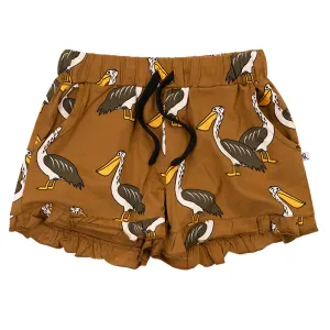 Shorts Ruffle Pelican