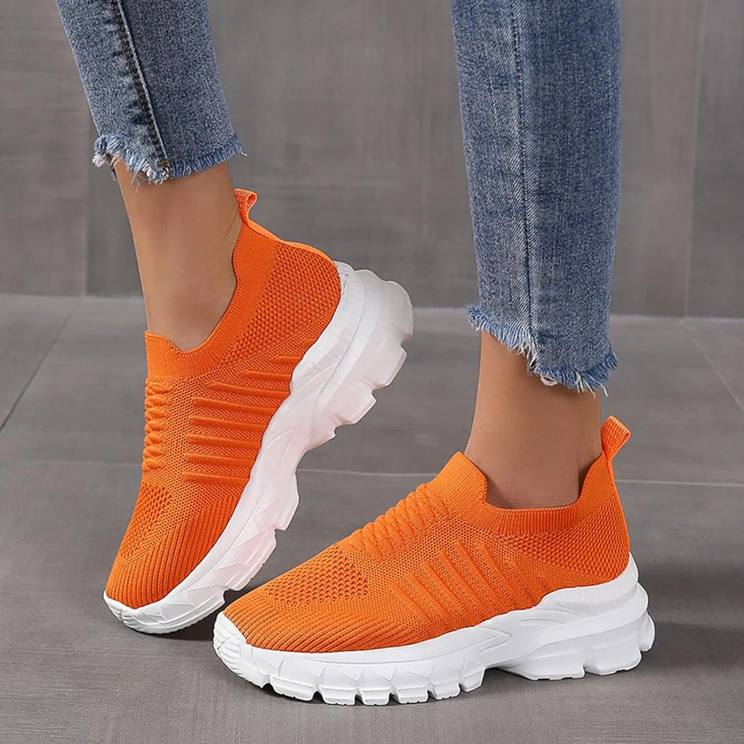 Sneakers for Women Dressy Walking Shoes Non Slip Casual 2023 Mesh Running Shoes Workout Sneakers