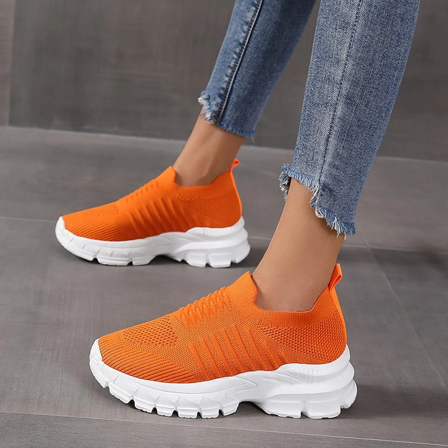 Sneakers for Women Dressy Walking Shoes Non Slip Casual 2023 Mesh Running Shoes Workout Sneakers