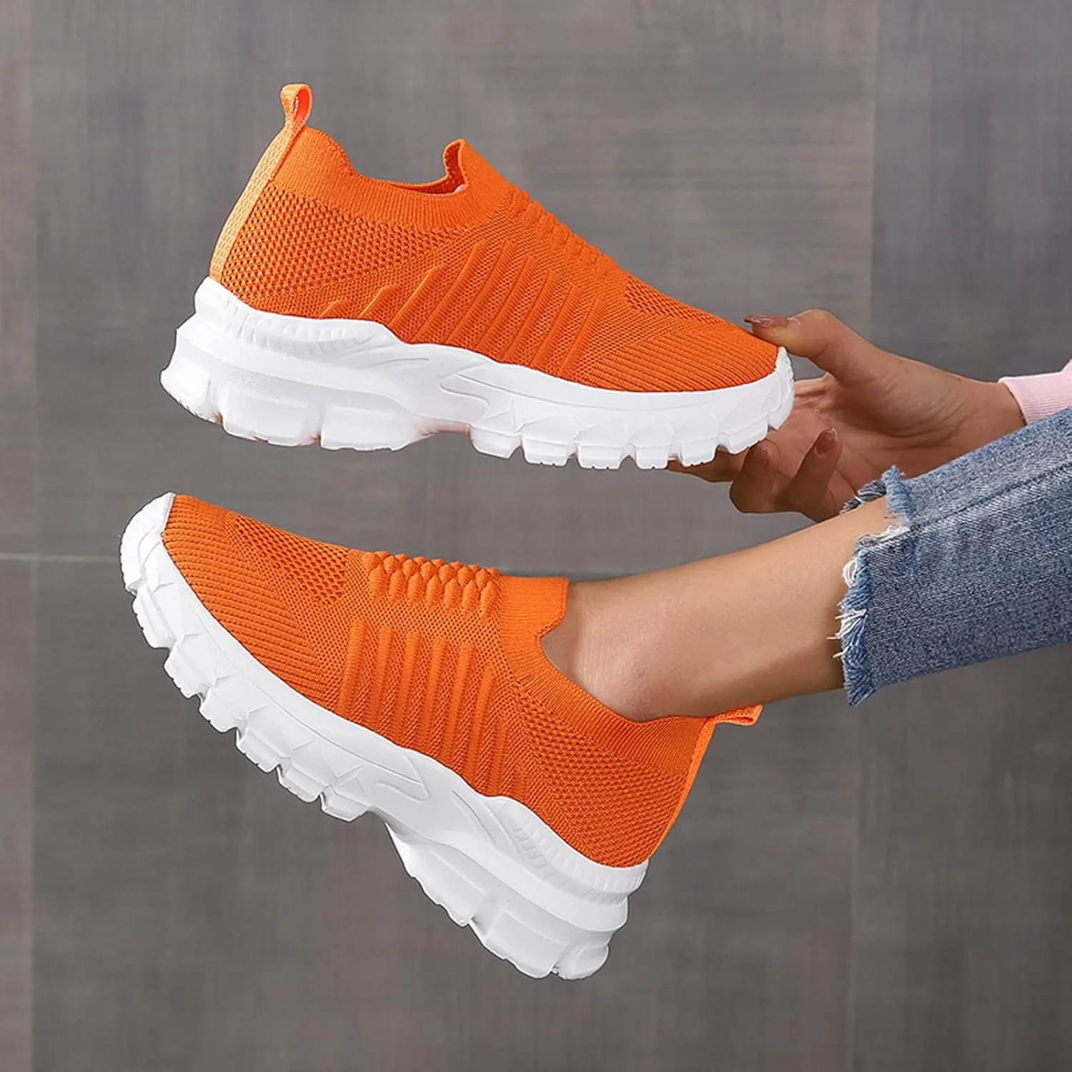 Sneakers for Women Dressy Walking Shoes Non Slip Casual 2023 Mesh Running Shoes Workout Sneakers