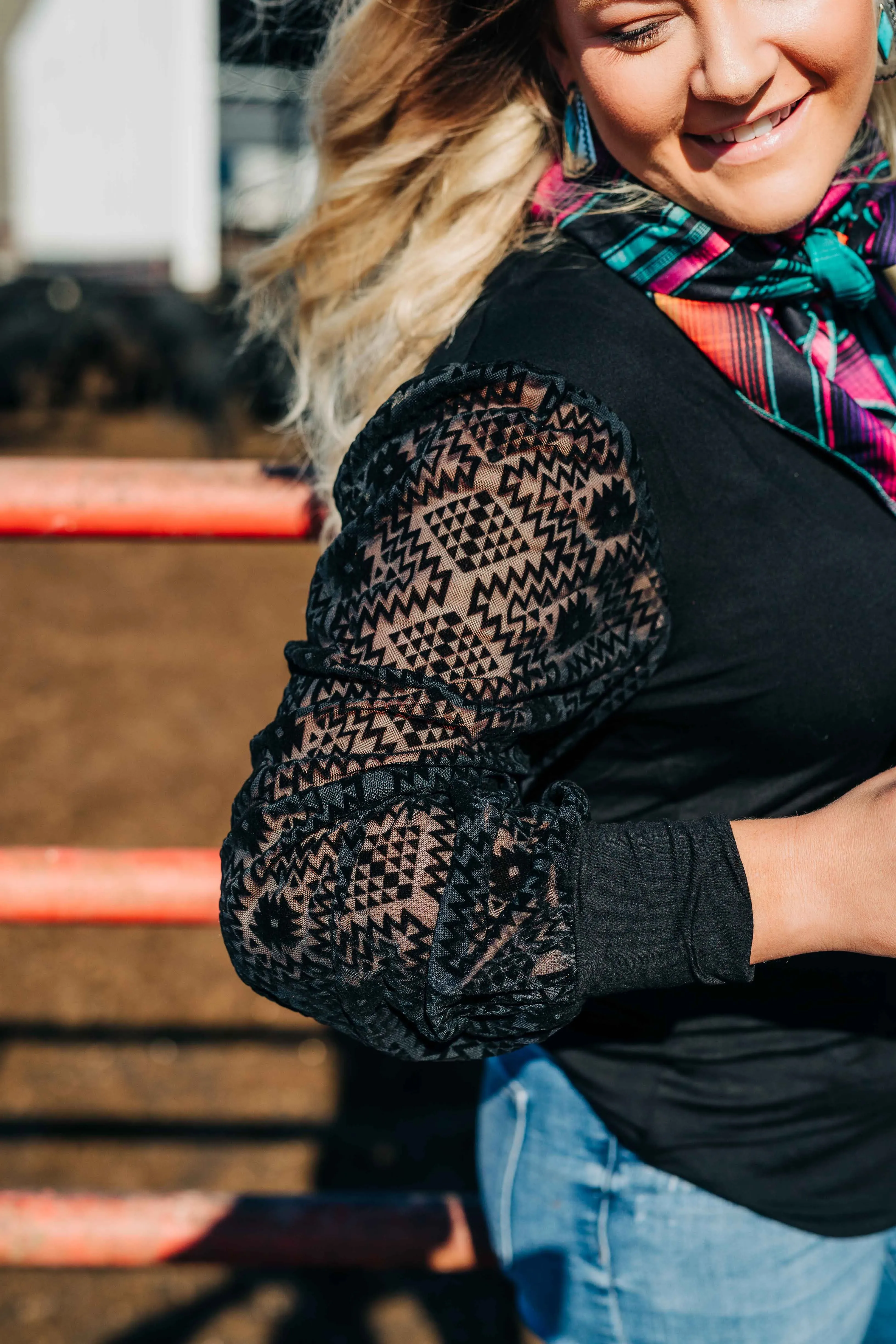 Spare me the Details Aztec Top