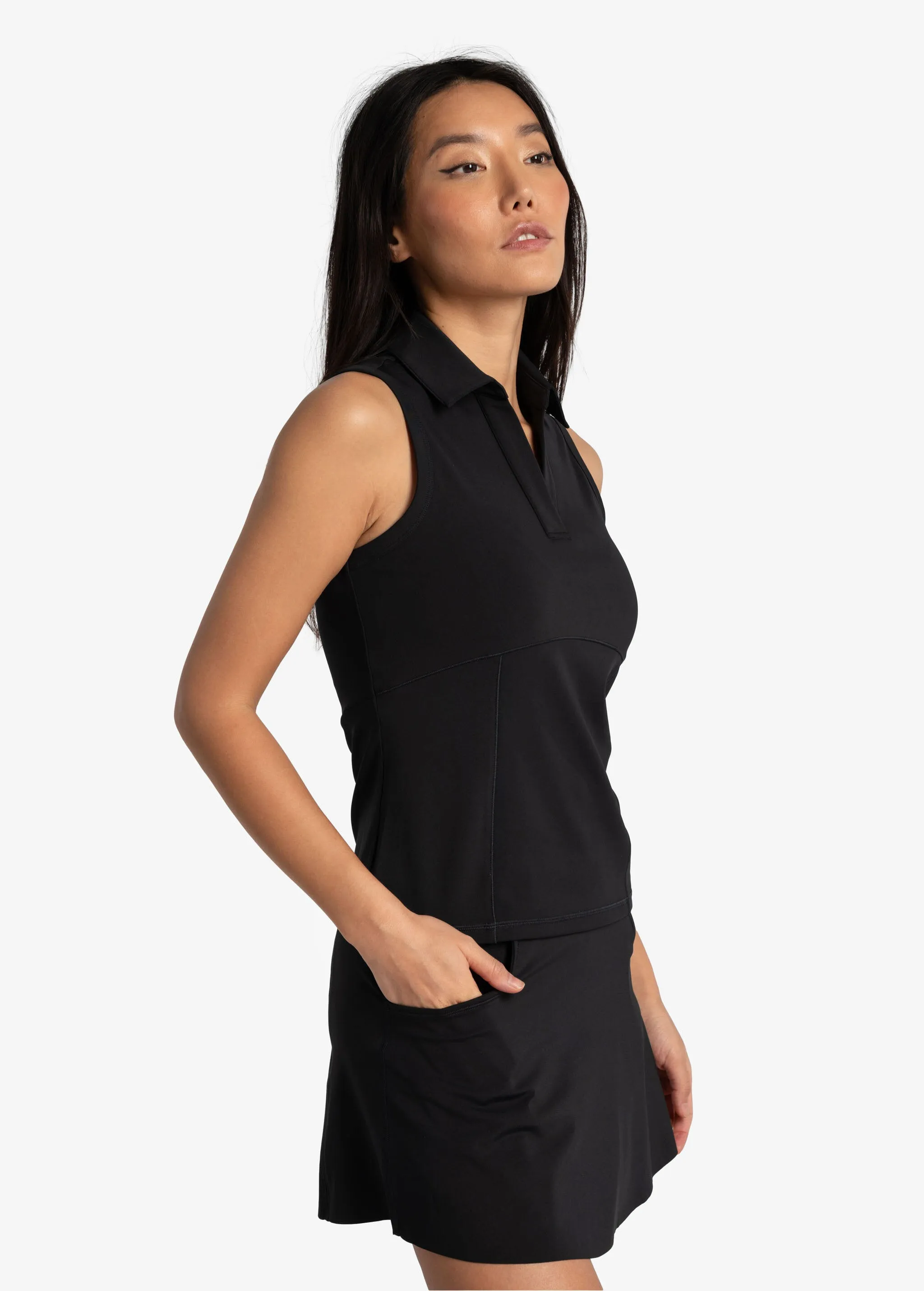 Step Up Polo Tank Top