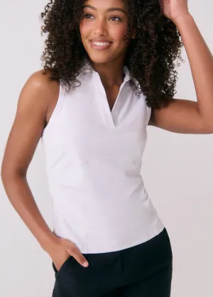 Step Up Polo Tank Top