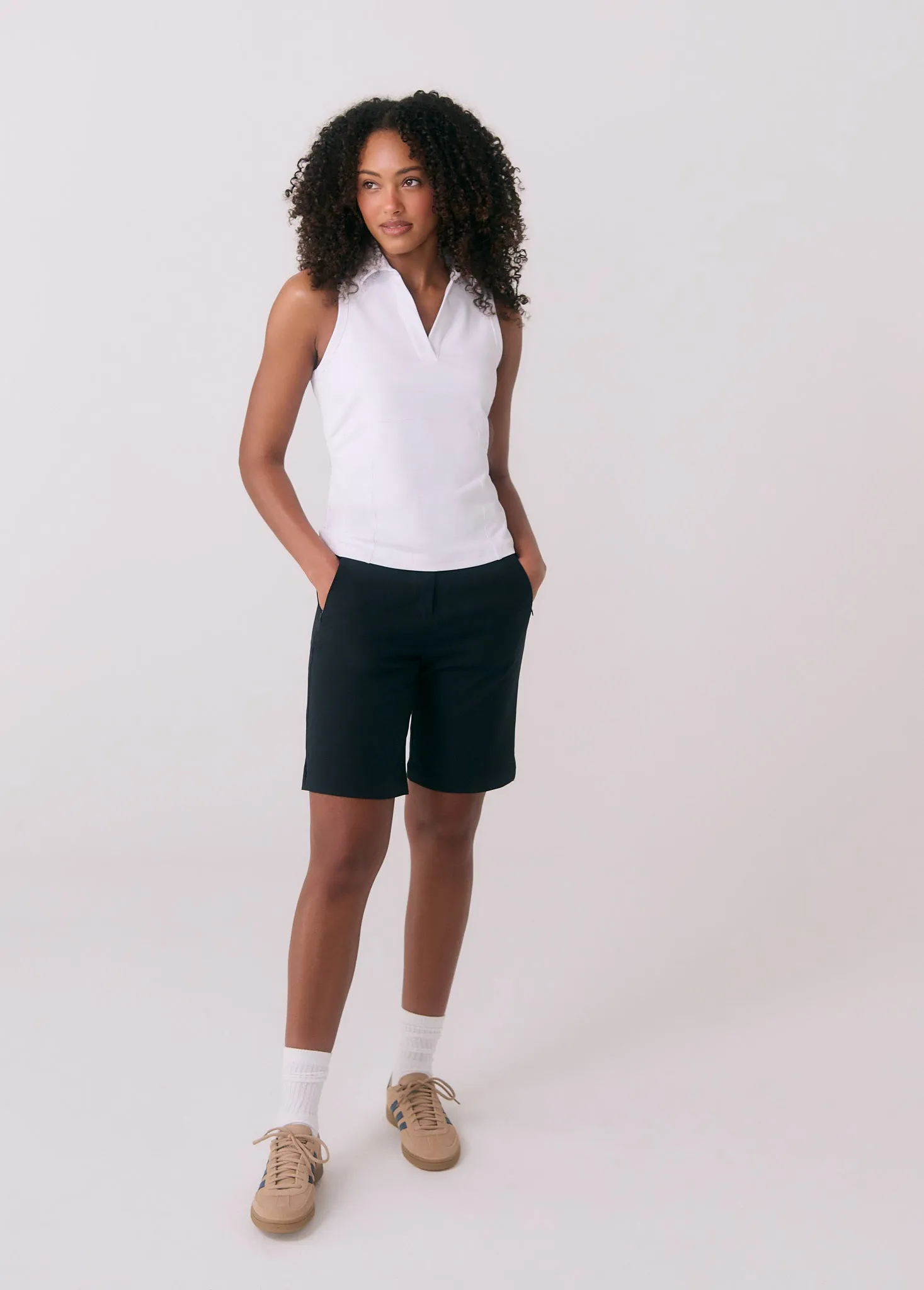 Step Up Polo Tank Top